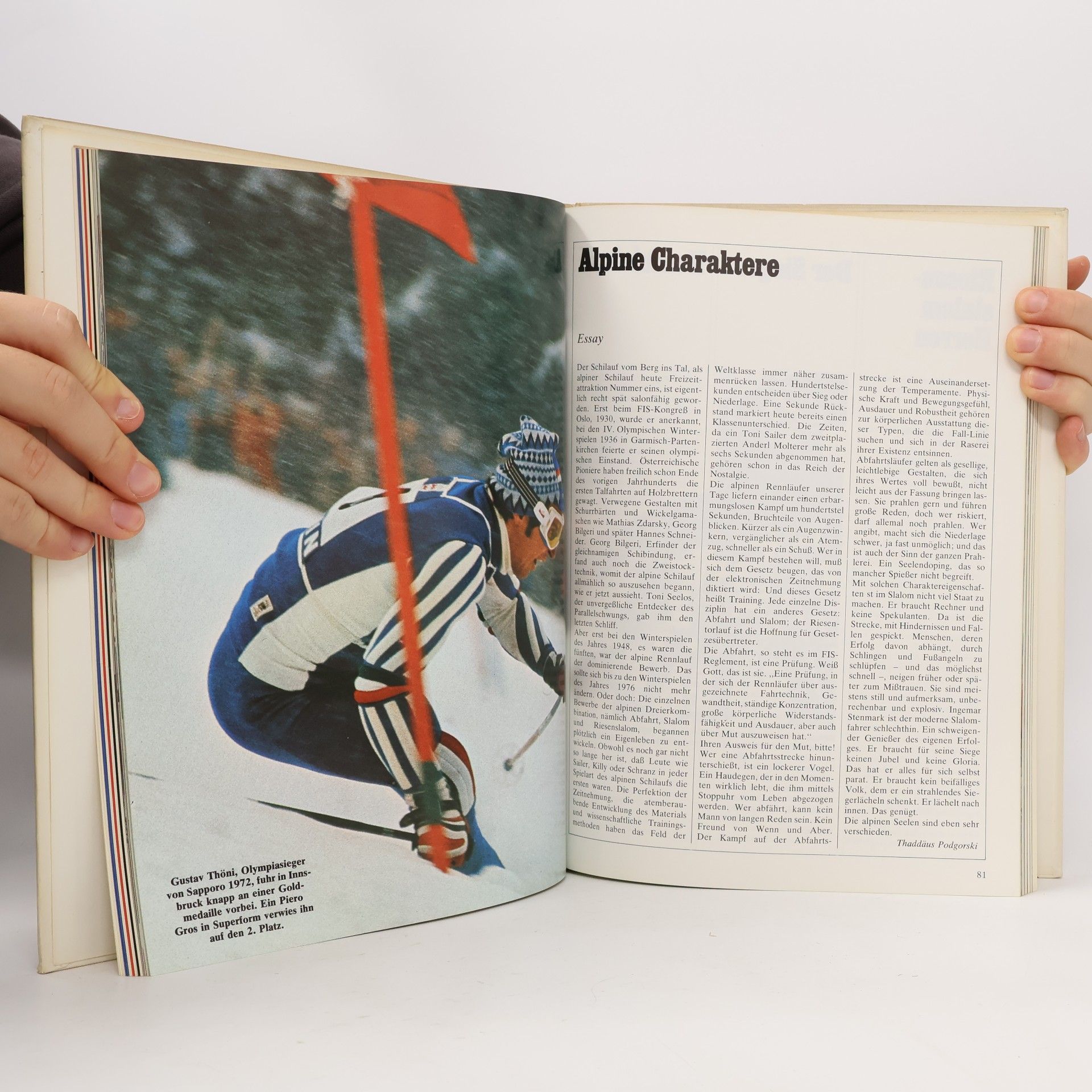 Teddy Podgorski Olympische Winterspiele Innsbruck '76