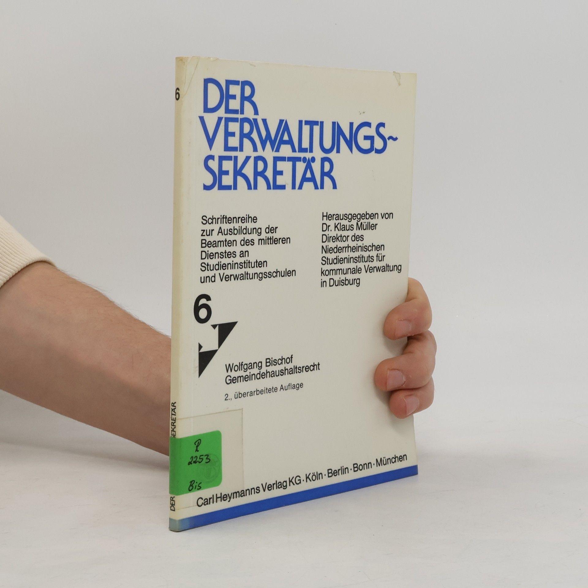 Wolfgang Bischof Gemeindehaushaltsrecht
