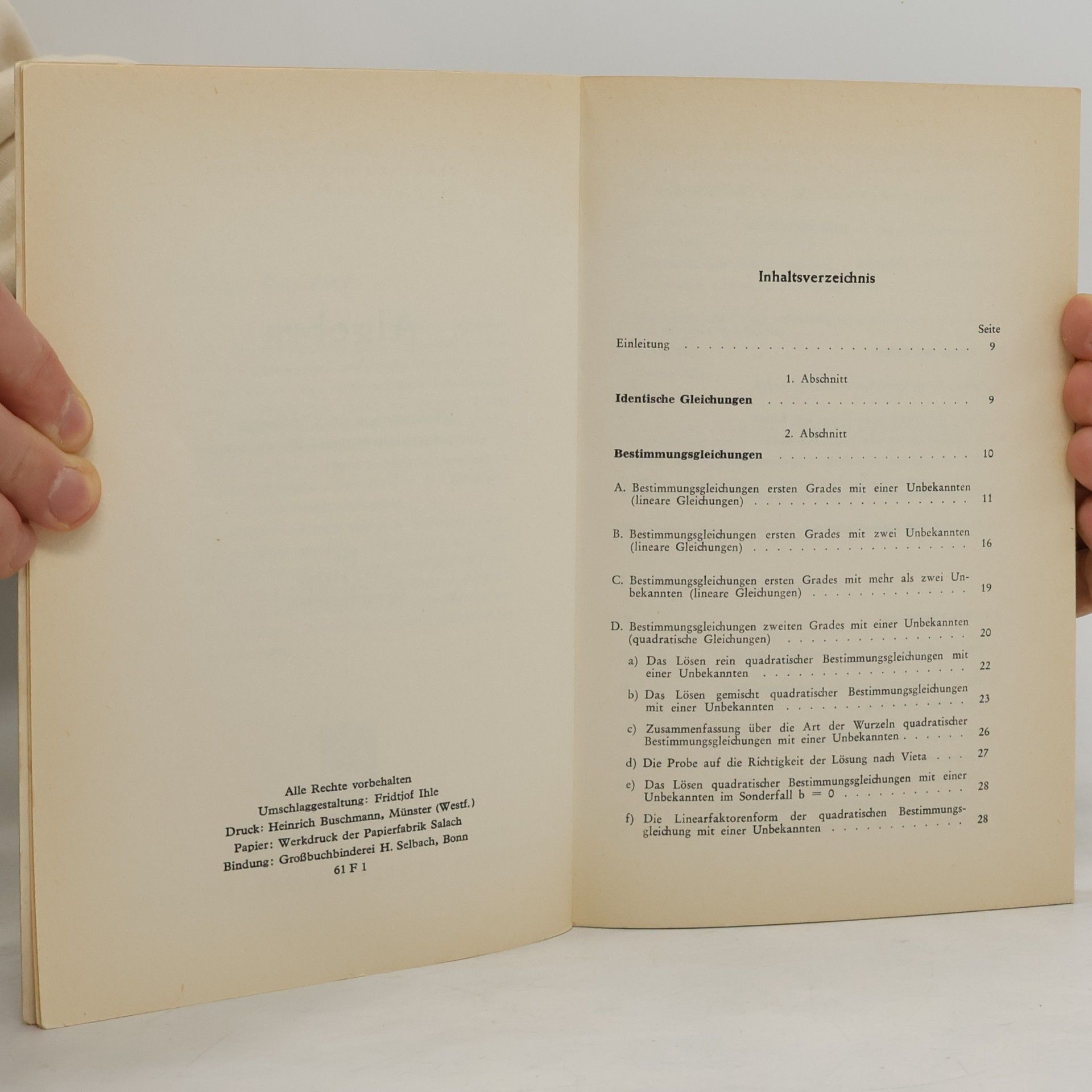 Ursula K. Heise Algebra