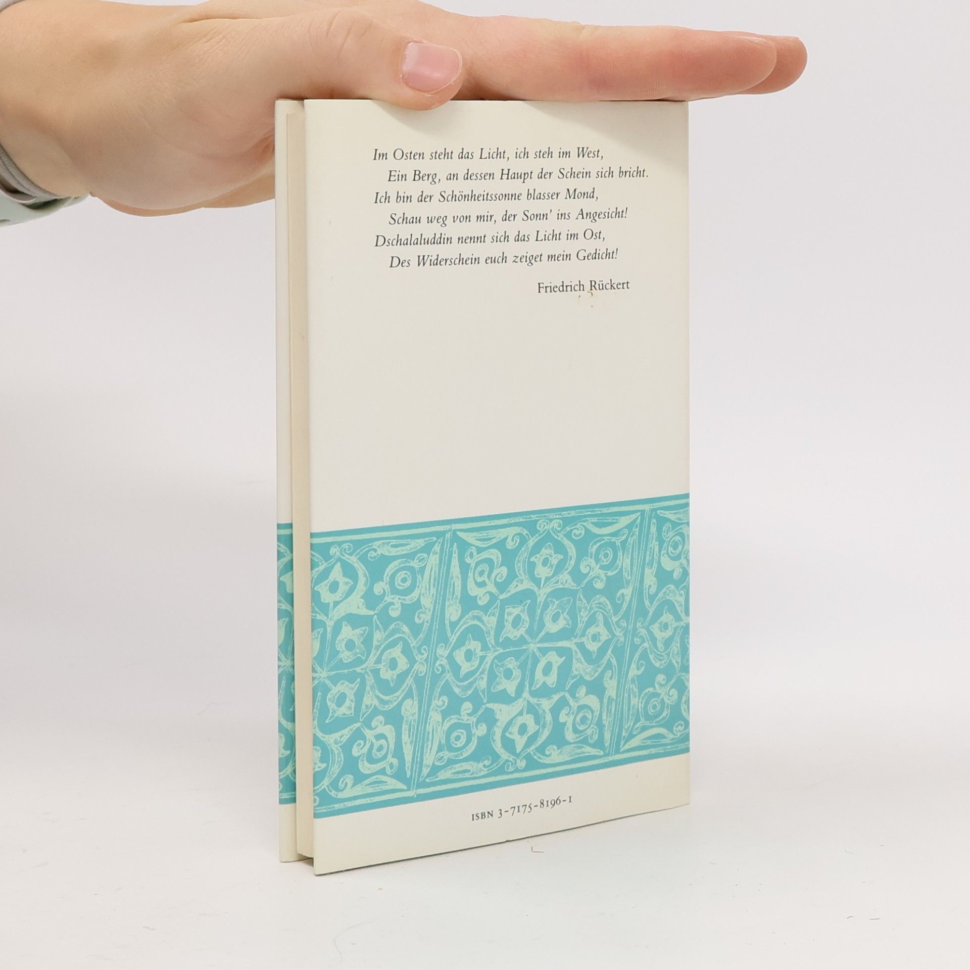 Ǧalāl al-Dīn Muḥammad Rūmī Traumbild des Herzens