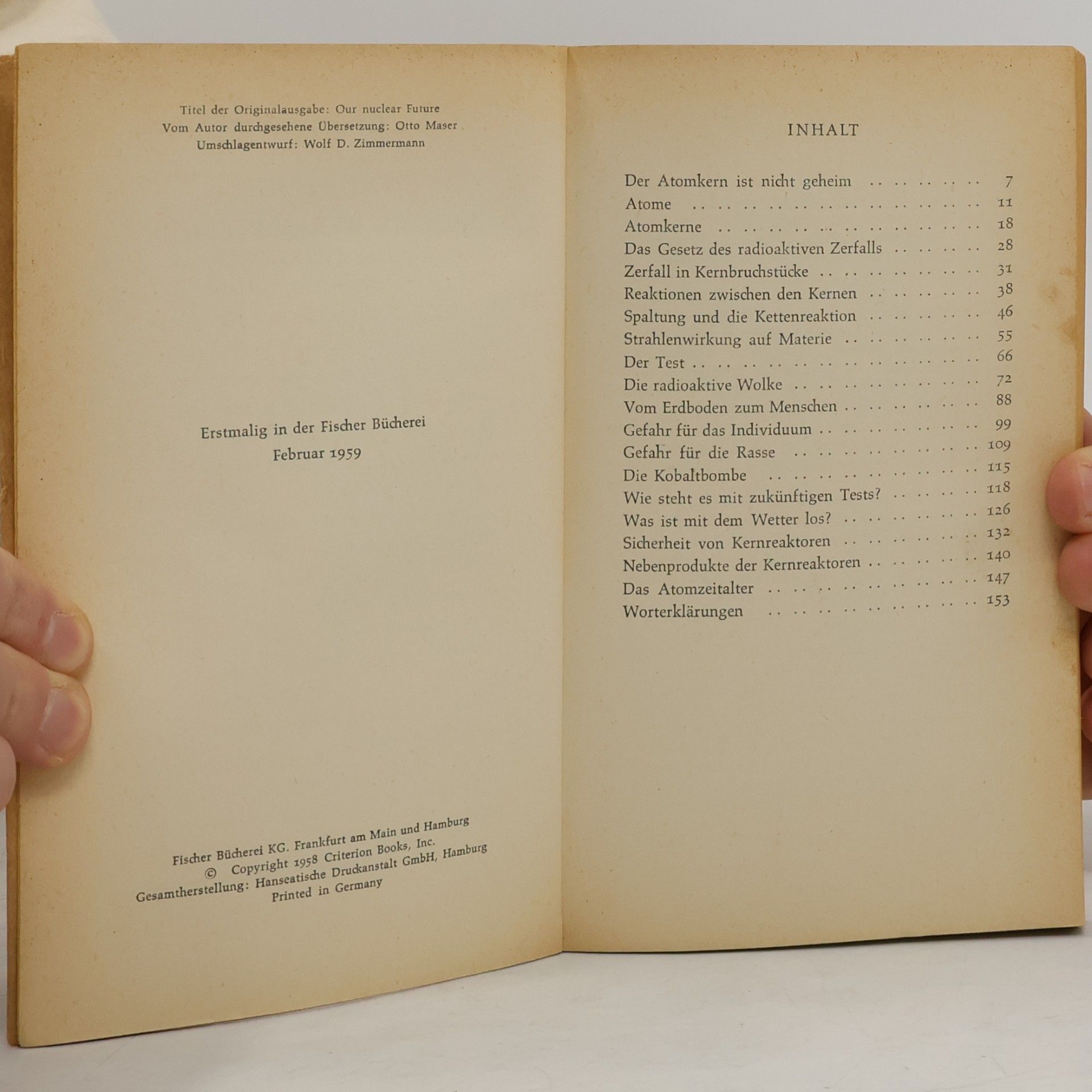 Edward Teller Ausblick in das Kernzeitalter