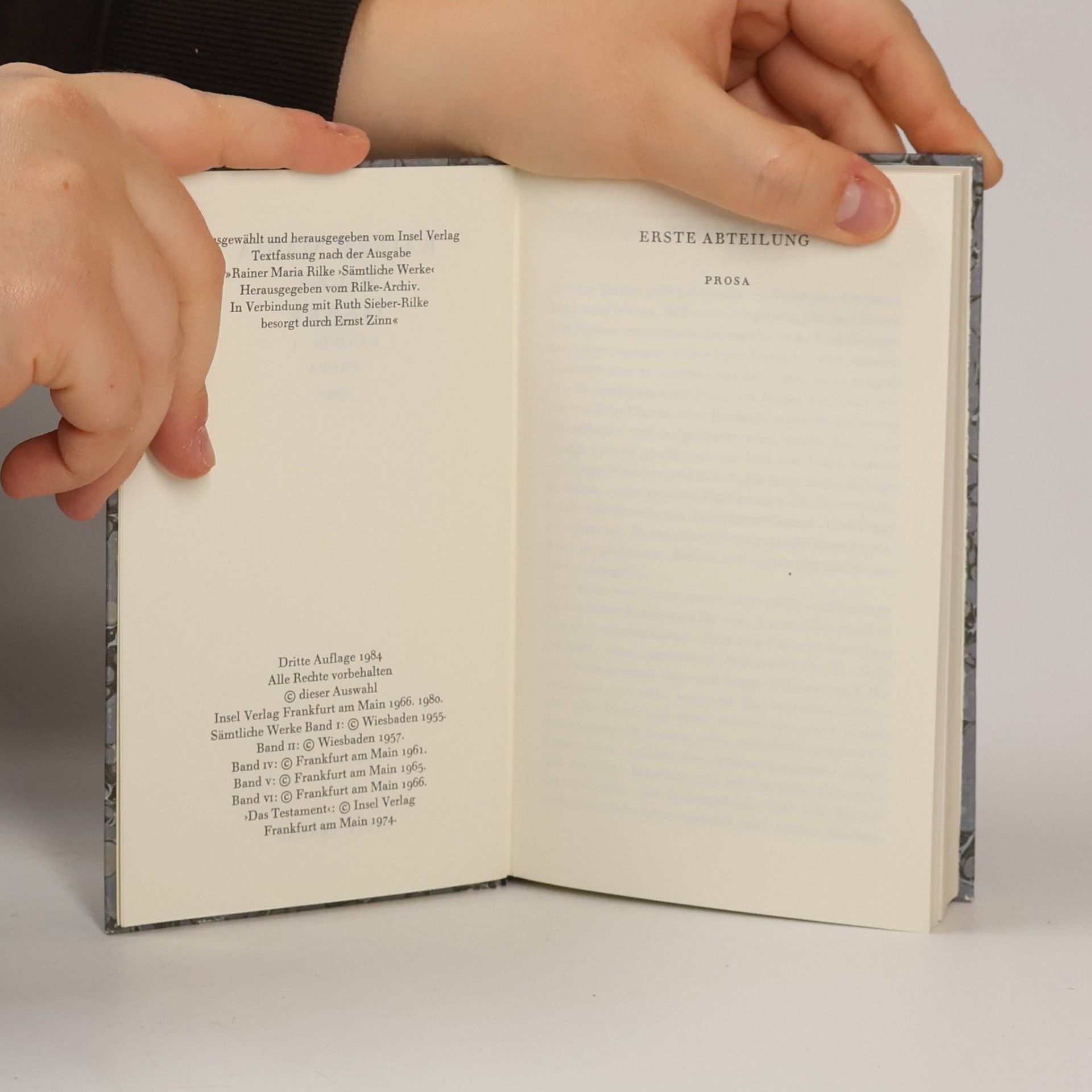 Rainer Maria Rilke Rilke Werke 1-6