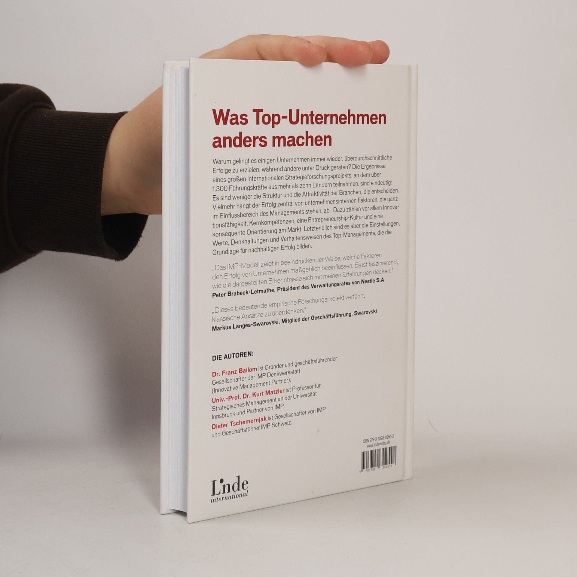 Franz Bailom Was Top-Unternehmen anders machen