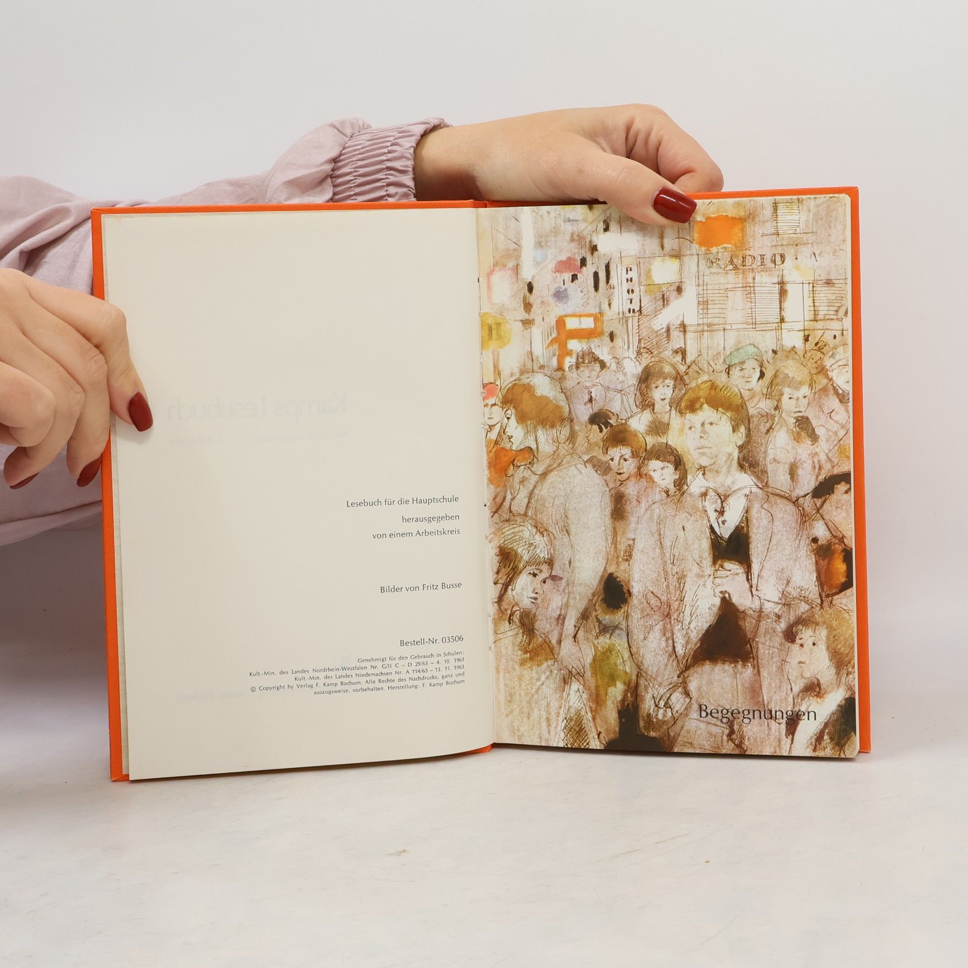Fritz Busse Kamps Lesebuch 6