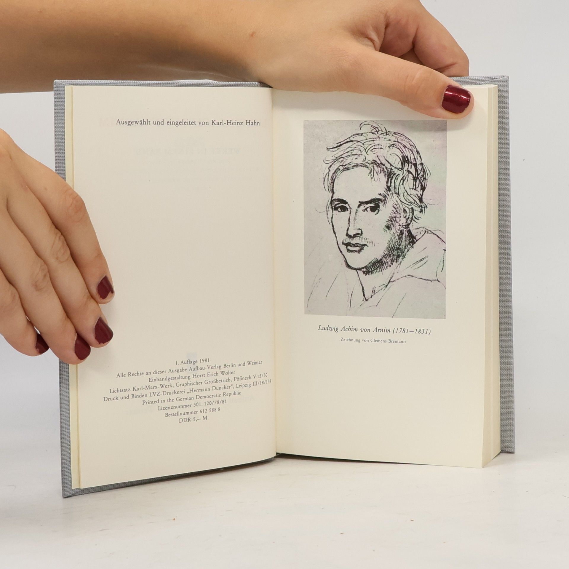 Karl-Heinz Hahn  Ludwig Achim von Arnim