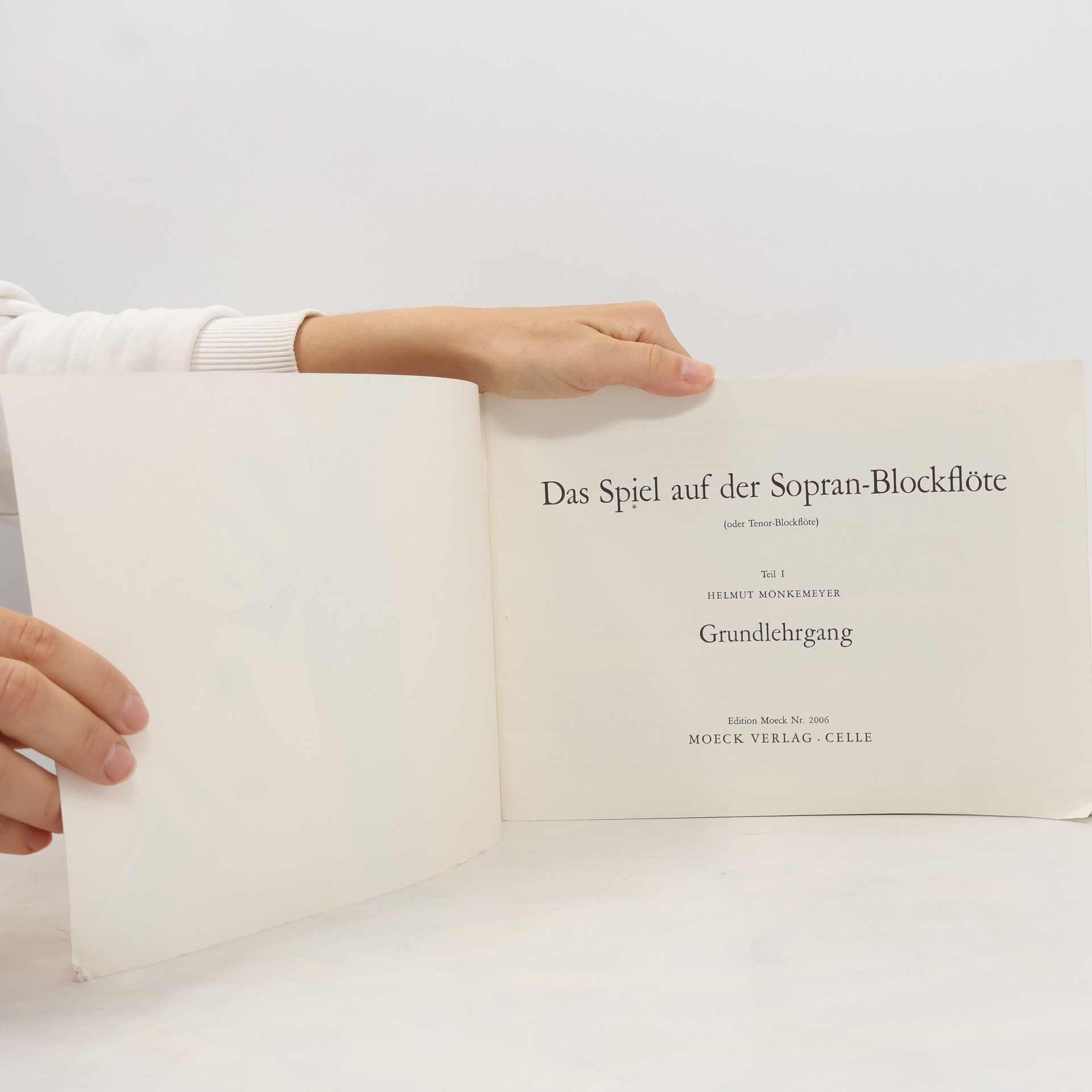 Autores varios Das Spiel auf der Sopran Blockflöte. Teil I