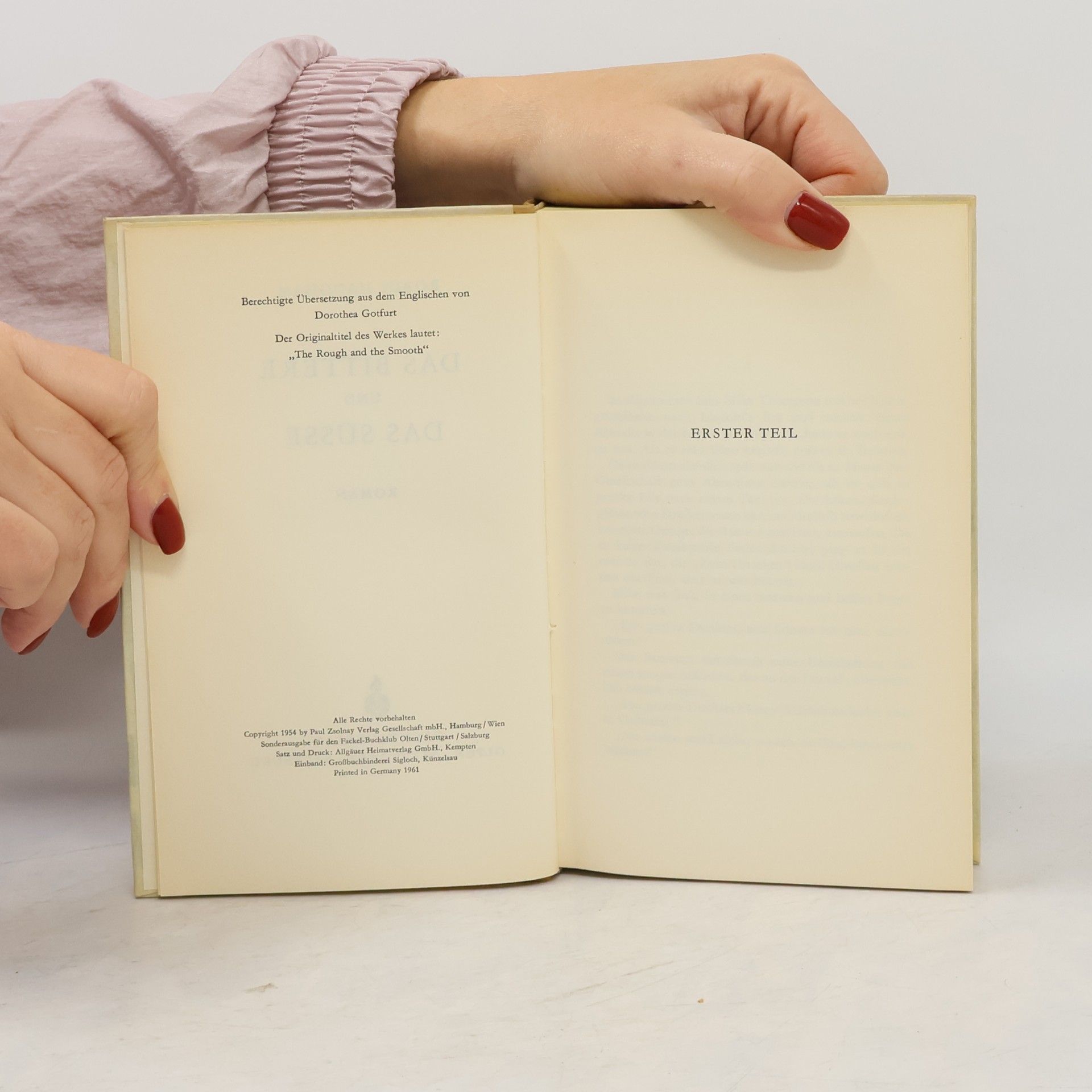 Robin Maugham Das Bittere und das Süsse