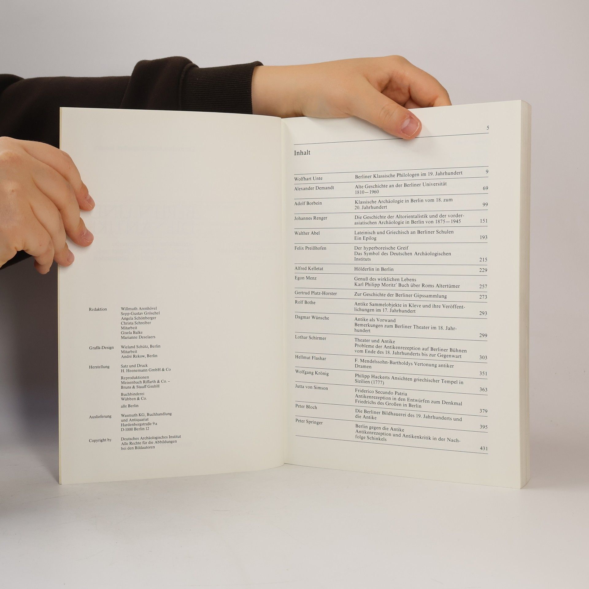 Kolektiv autorů Berlin und die Antike. Architektur, Kunstgewerbe, Malerei, Skulptur, Theater und Wissenschaft vom 16. Jahrhundert bis heute : Aufsätze