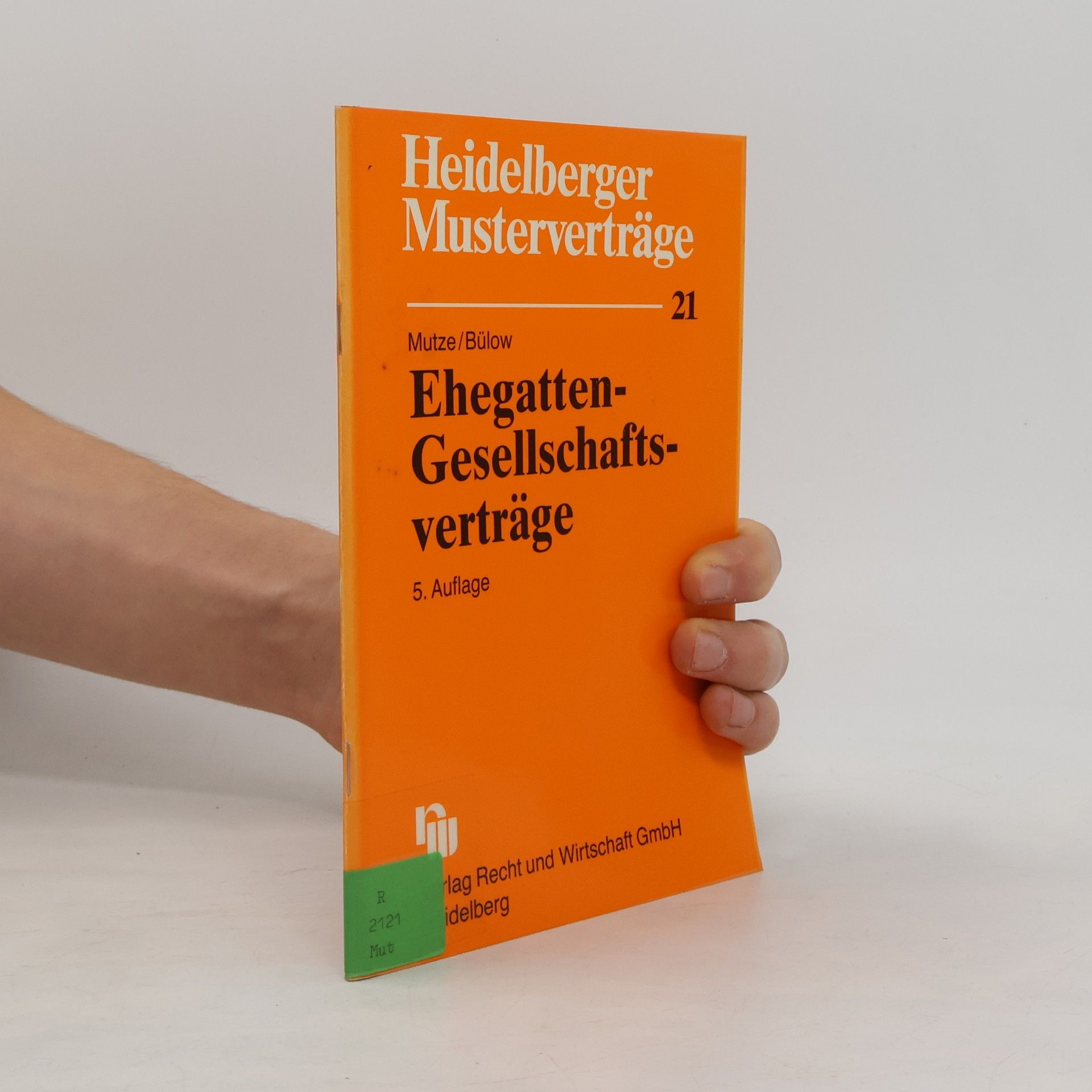 Ehegatten-Gesellschaftsverträge 21