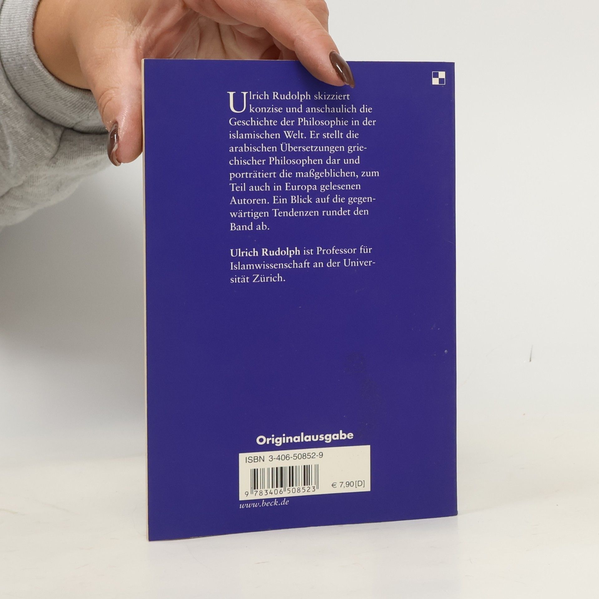 Ulrich Rudolph Islamische Philosophie