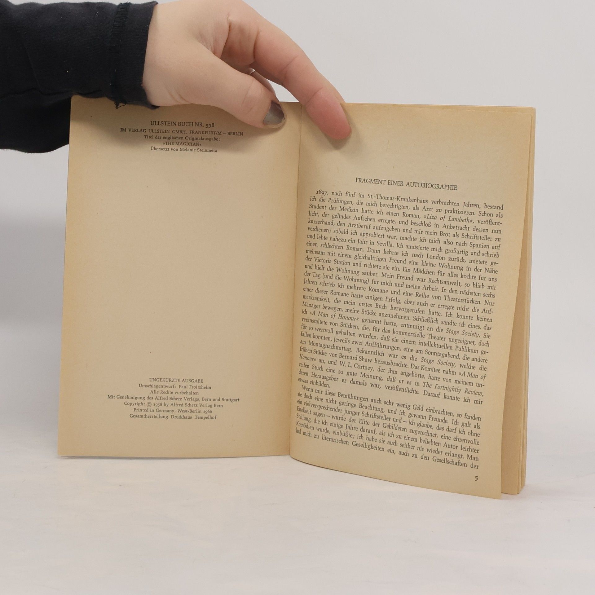 William Somerset Maugham Der Magier