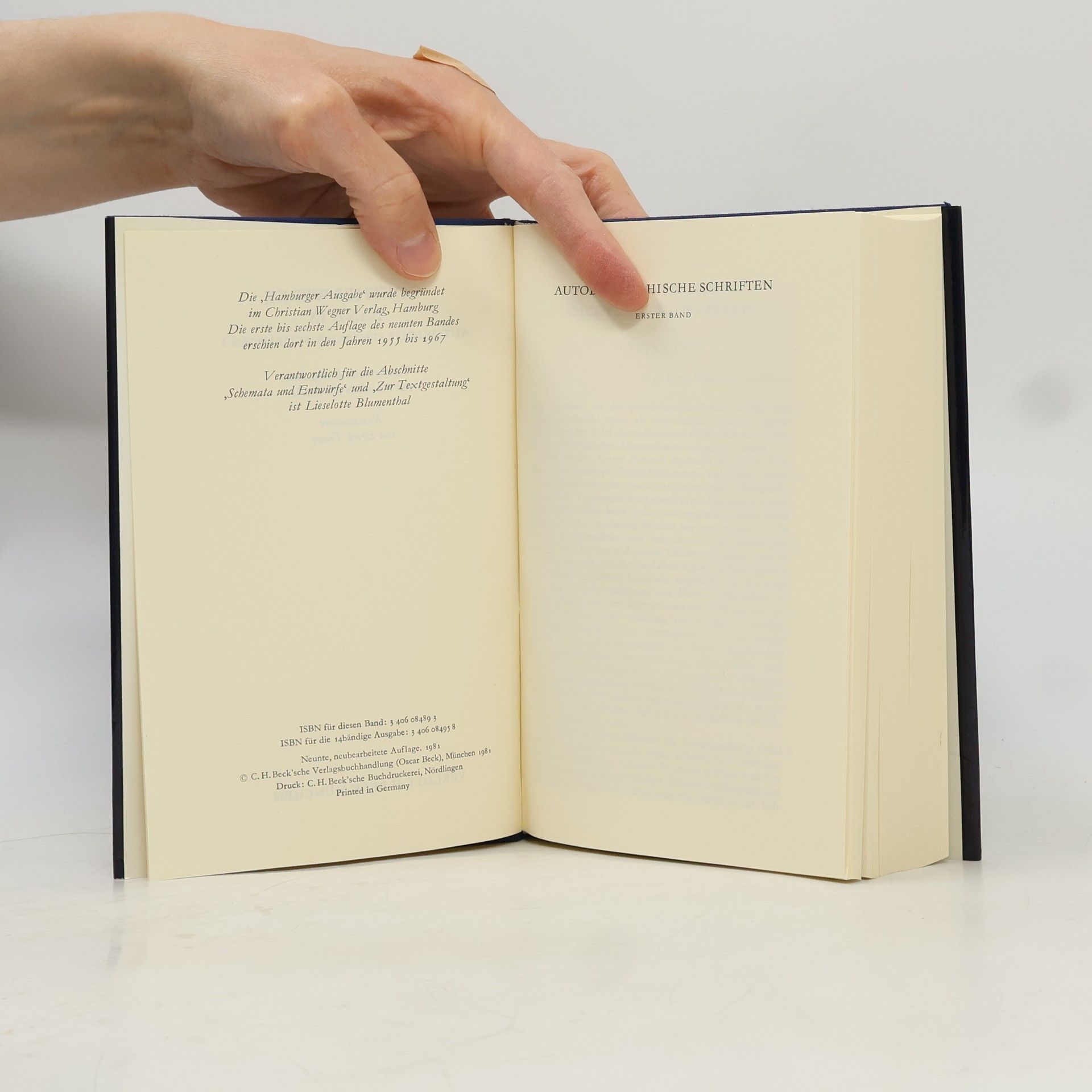 Johann Wolfgang von Goethe Goethes Werke. Hamburger Ausgabe. 14 Baende in einer Kassette
