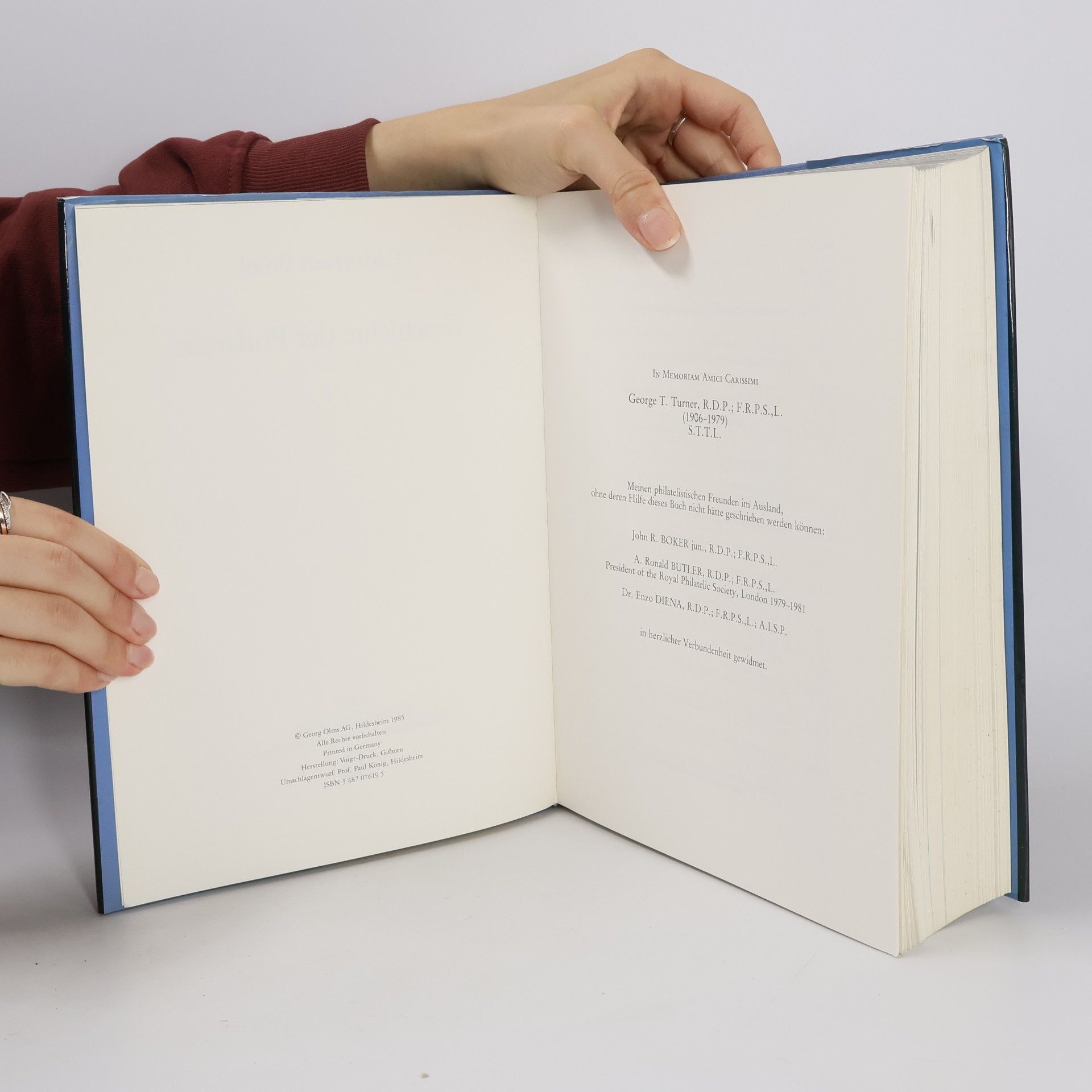 Carlrichard Brühl Geschichte der Philatelie