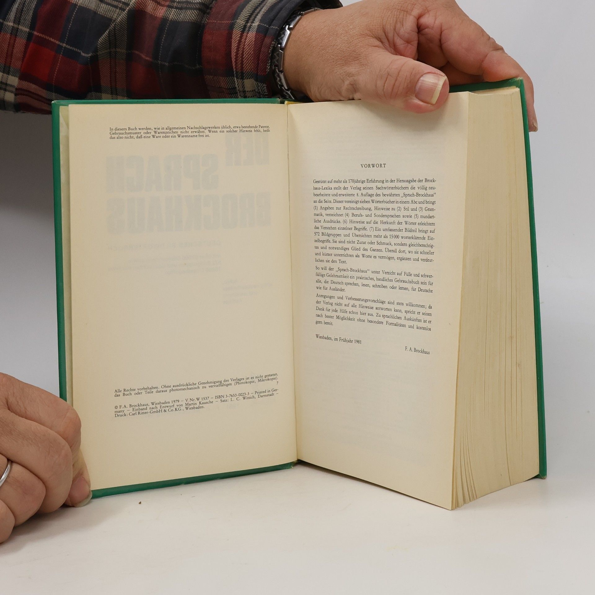 Autores varios Der Sprach-Brockhaus von A-Z