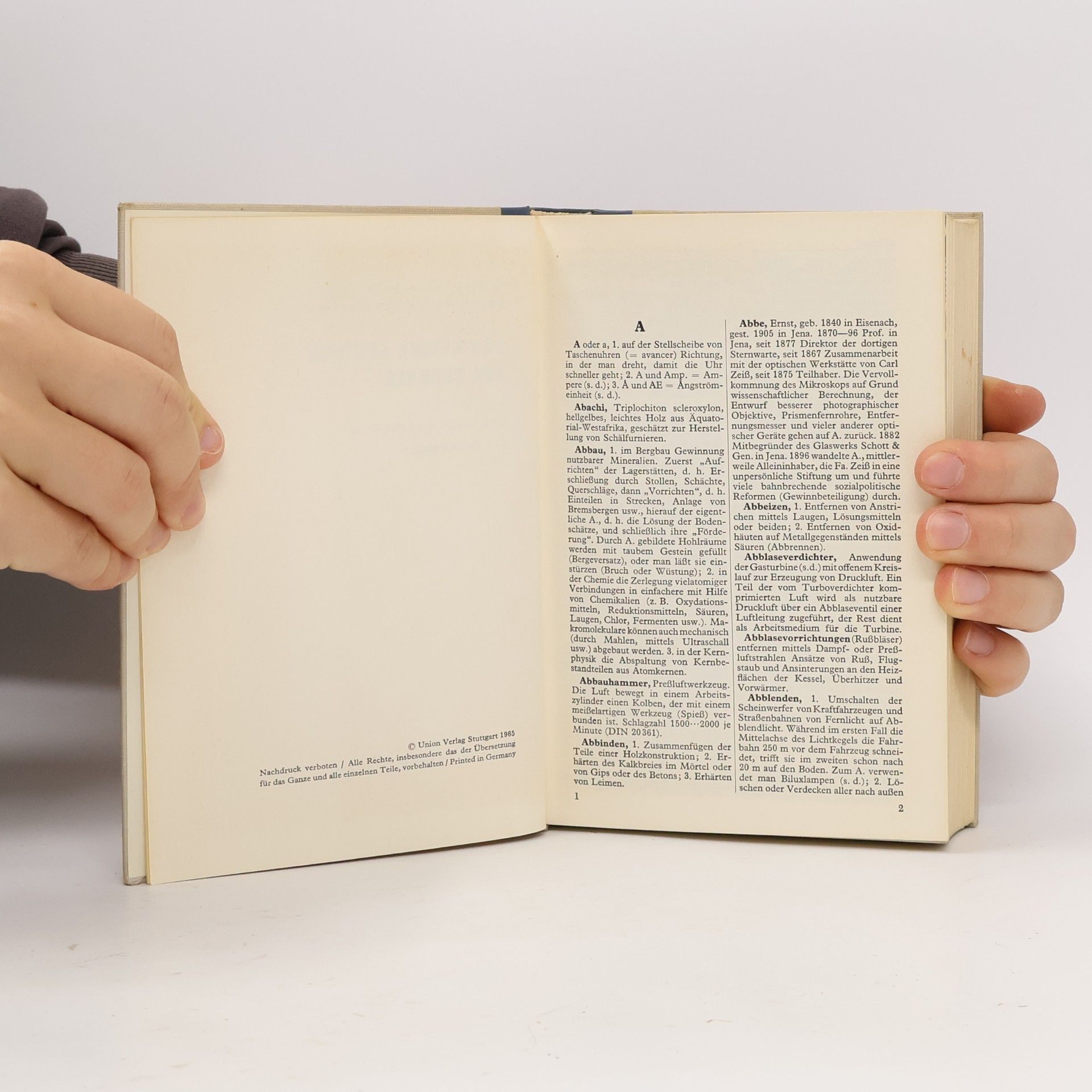 Franz Gustav Kollmann Das kleine Lexikon der Technik