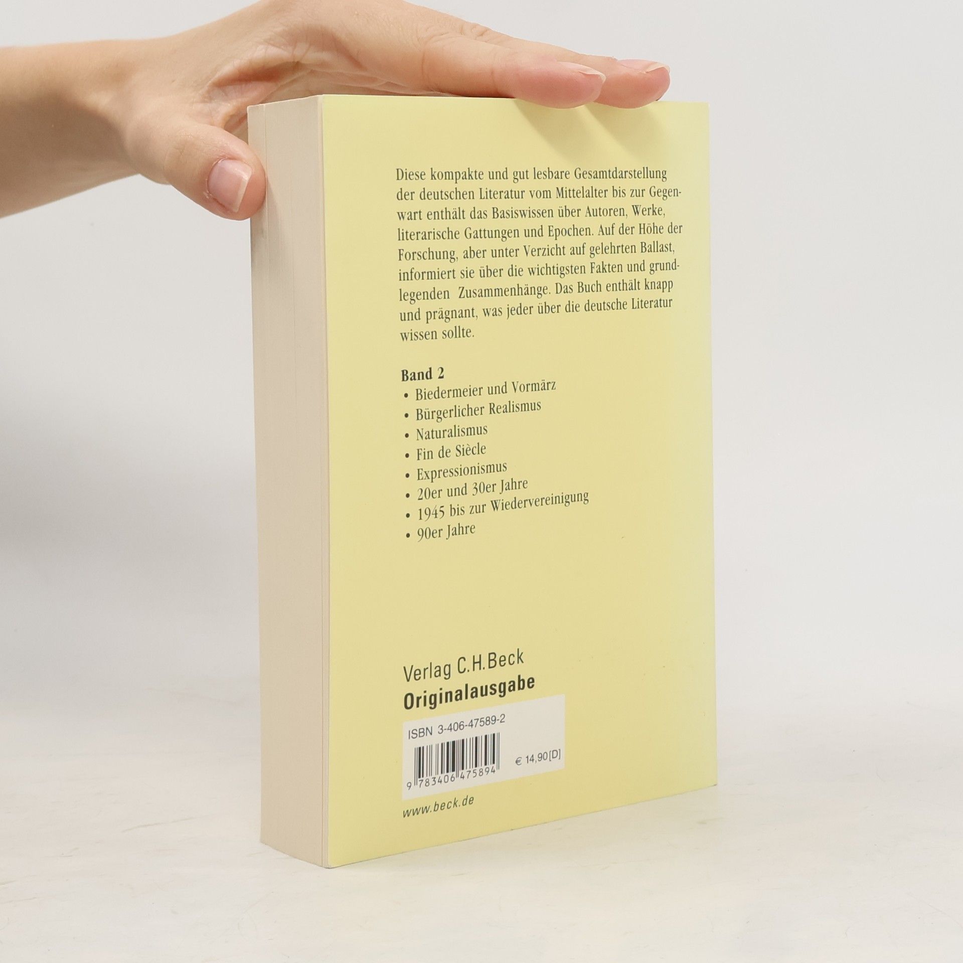 Steffen Arndal Geschichte der deutschen Literatur. Band II, Vom 19. Jahrhundert bis zur Gegenwart