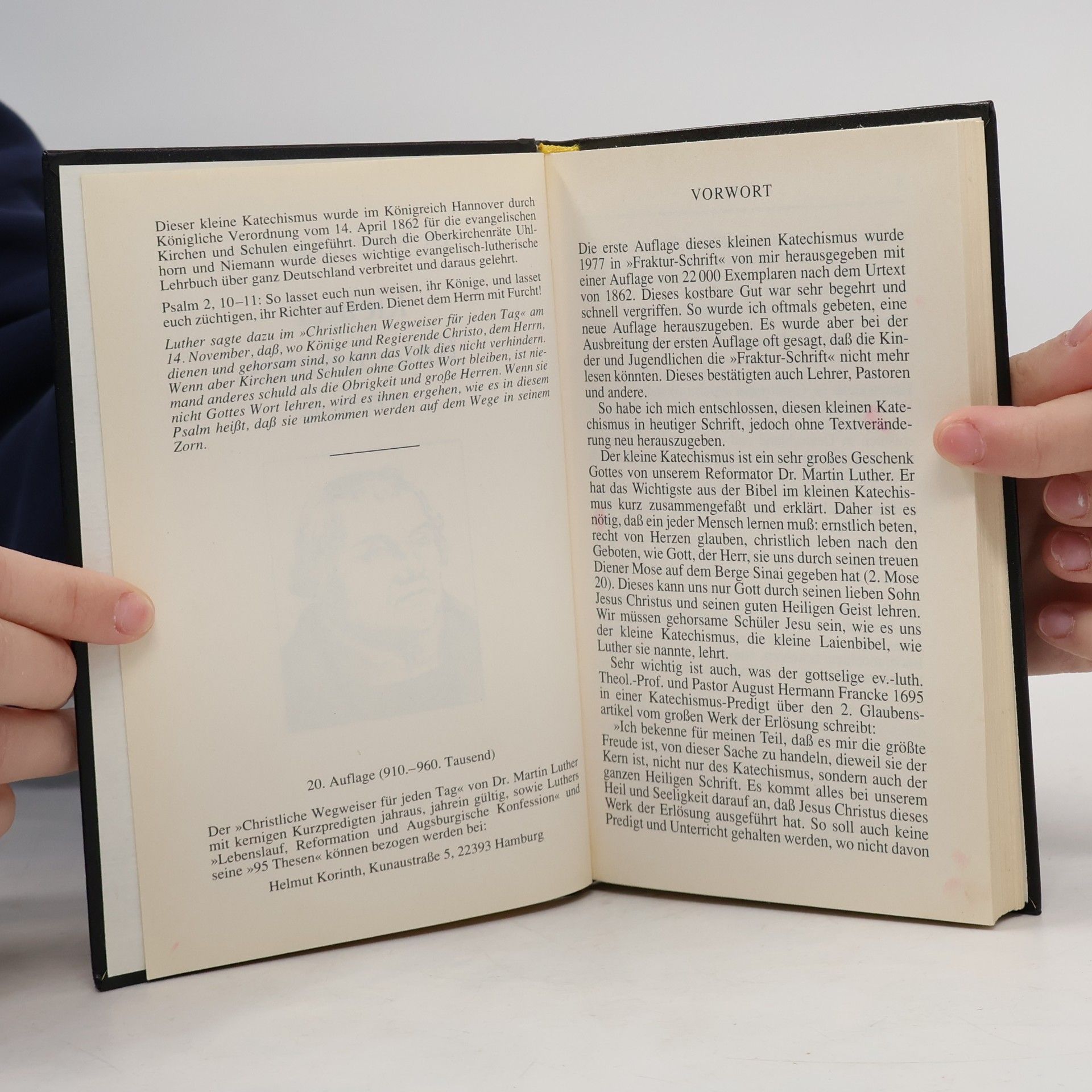 Martin Luther Kleiner Katechismus mit Erklärung