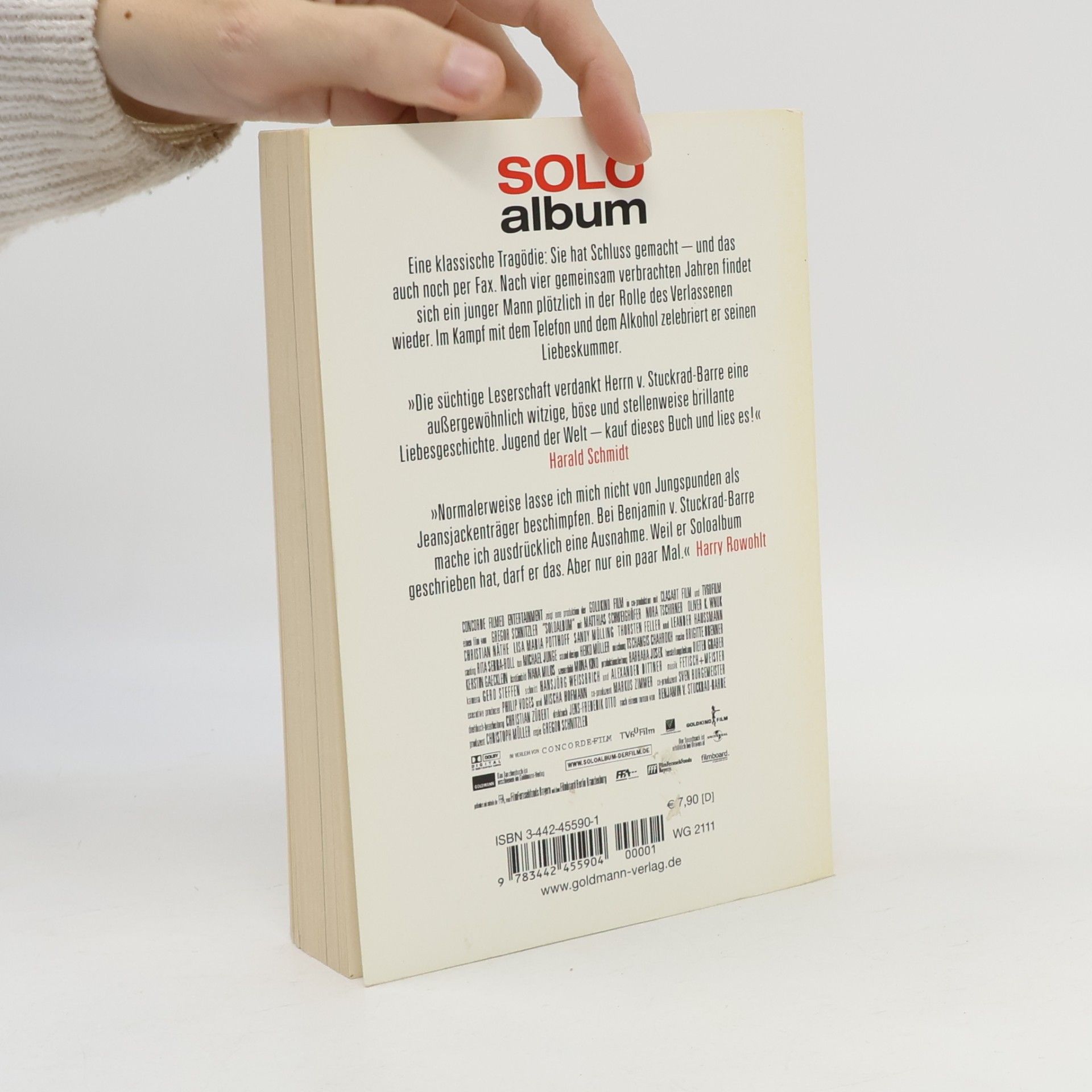 Benjamin v. Stuckrad-Barre Soloalbum