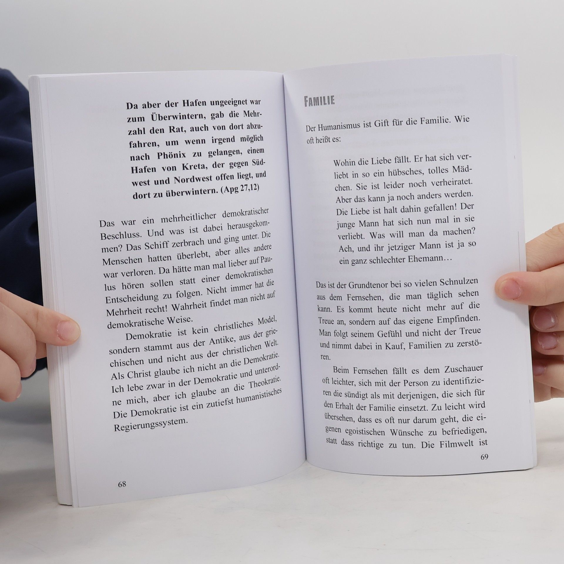 Daniel Schott Humanismus entlarvt