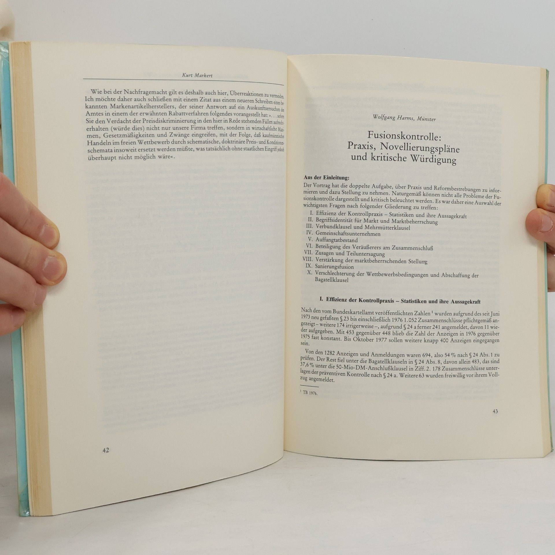 Autorenkollektiv Schwerpunkte des Kartellrechts 1976/77