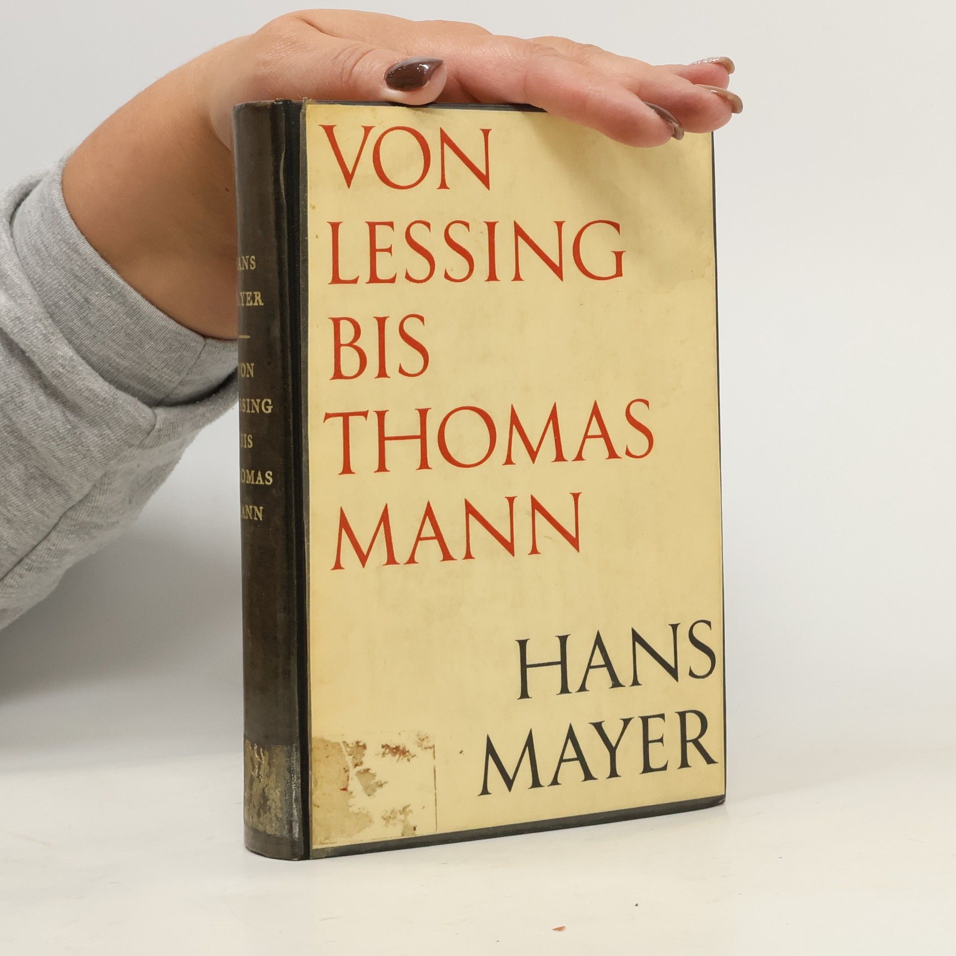 Hans Mayer Von Lessing bis Thomas Mann