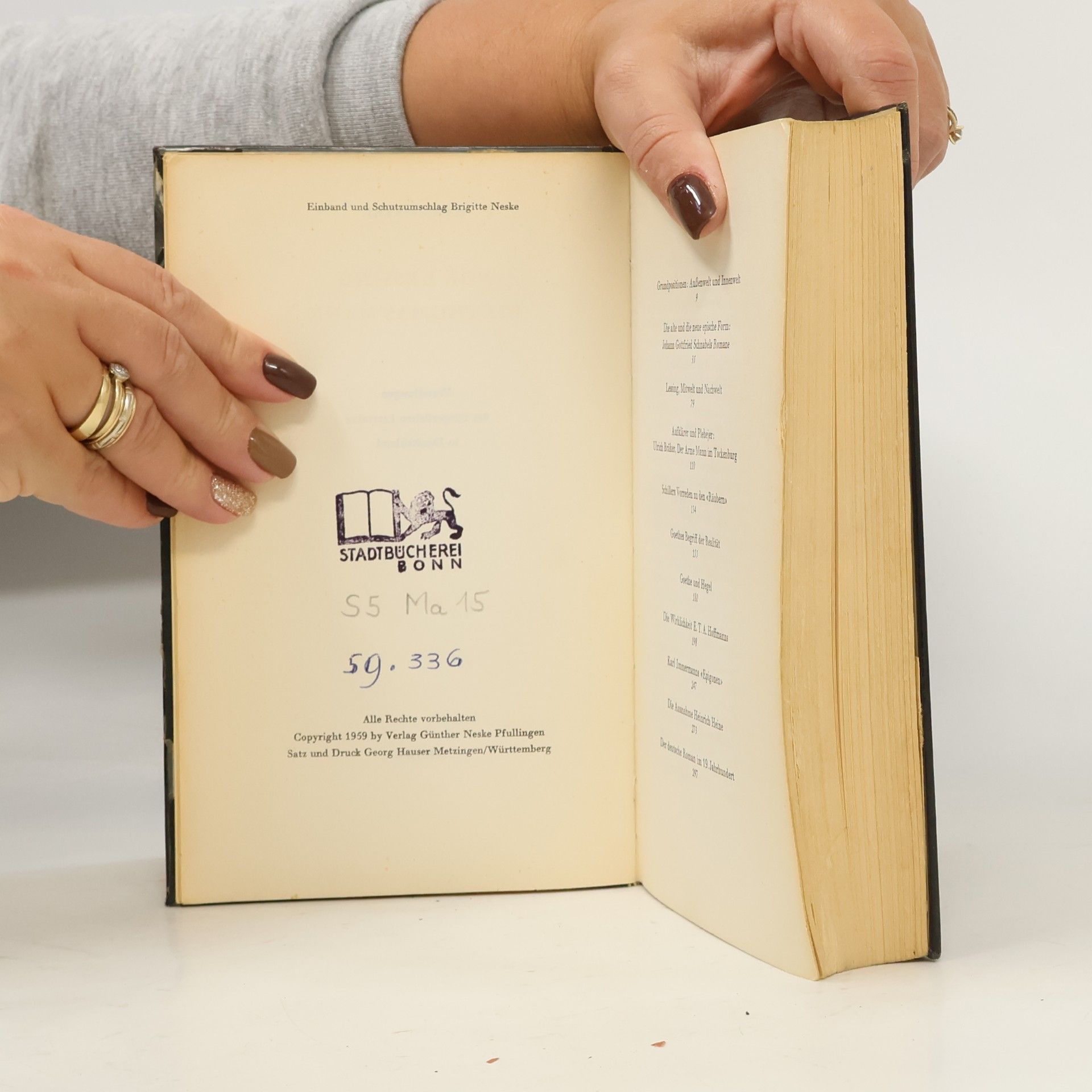Hans Mayer Von Lessing bis Thomas Mann