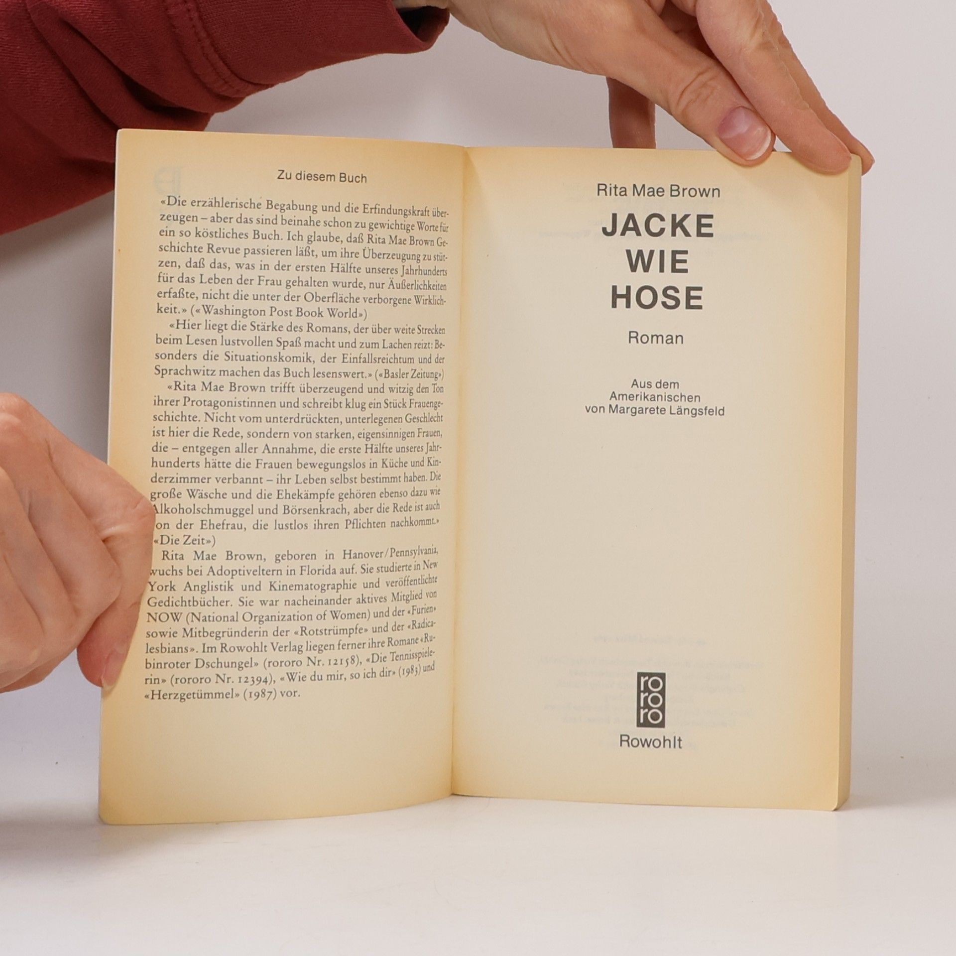 Rita Mae Brown Jacke wie Hose