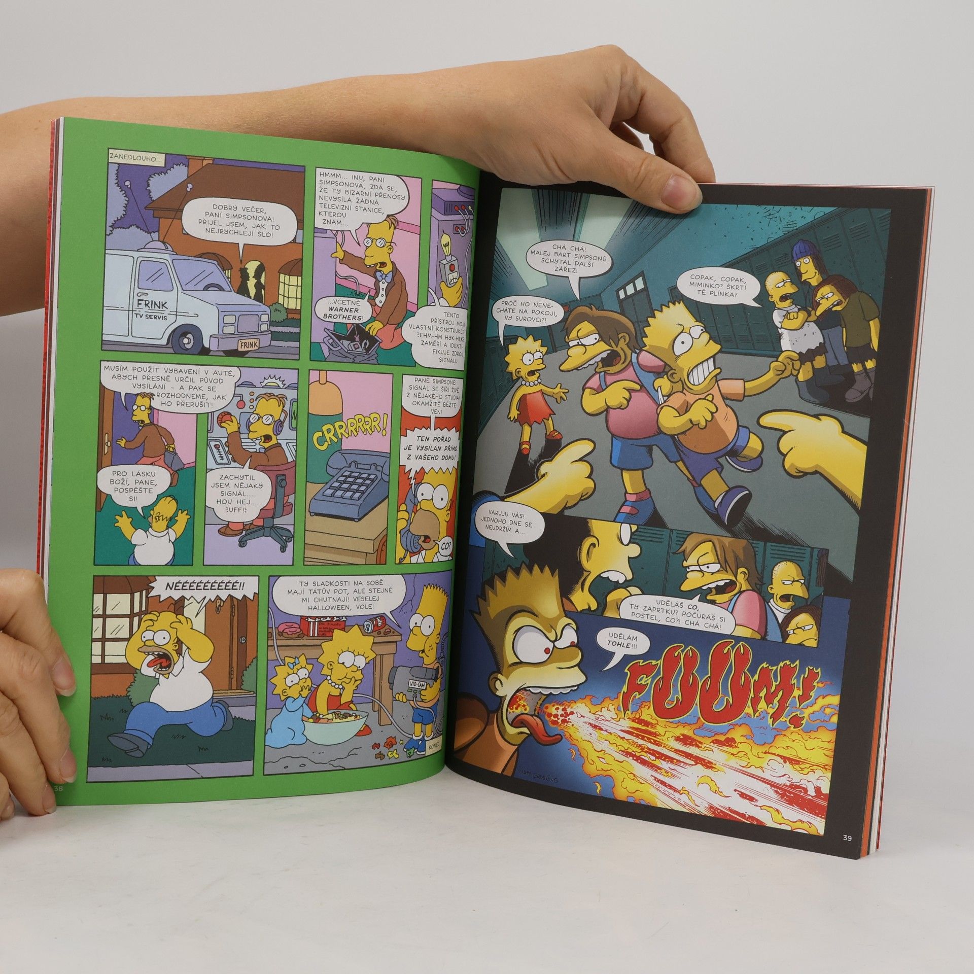 Matt Groening Simpsonovi. Čarodějnický speciál. Bžunda mrtvého muže