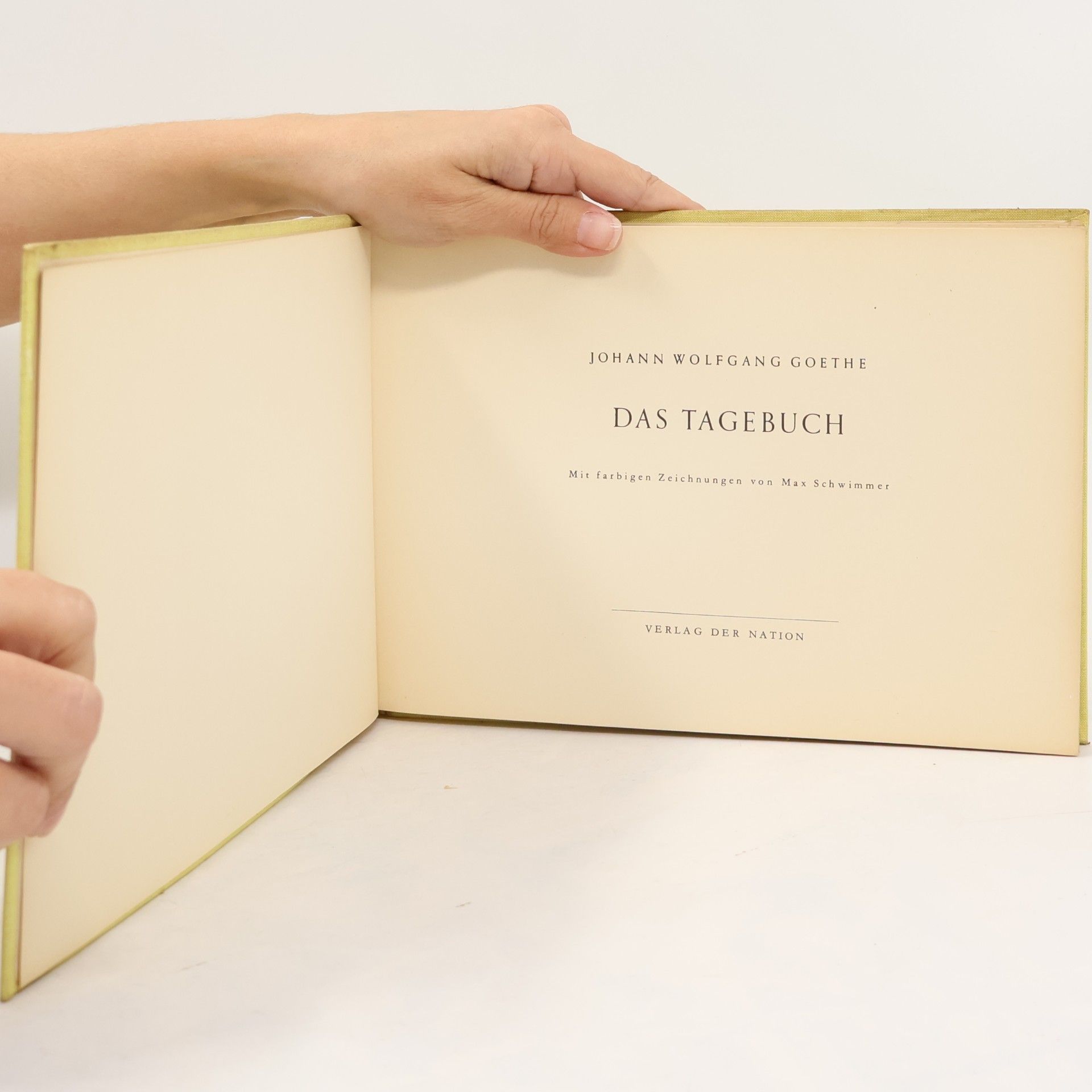 Johann Wolfgang von Goethe Das Tagebuch