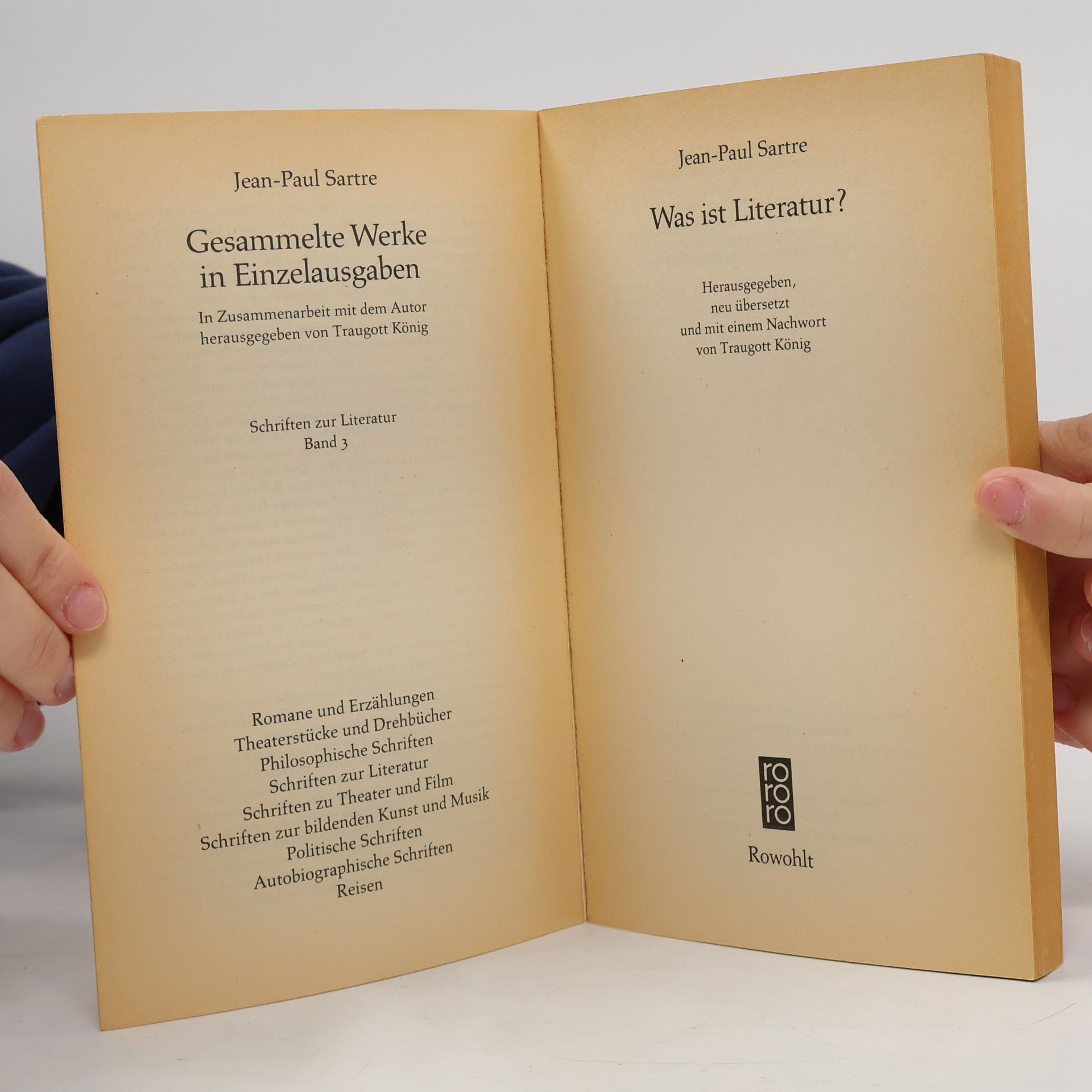 Jean-Paul Sartre Was ist Literatur?
