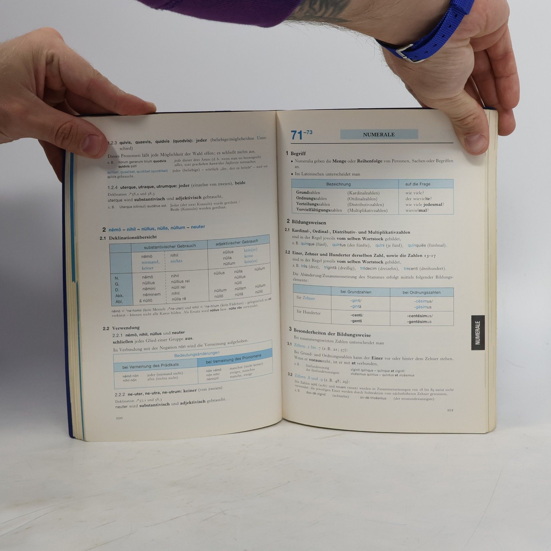 Friedrich Maier Cursus Latinus. System Grammatik Latein. Zu cursus latinus compactus, cursus novus compactus