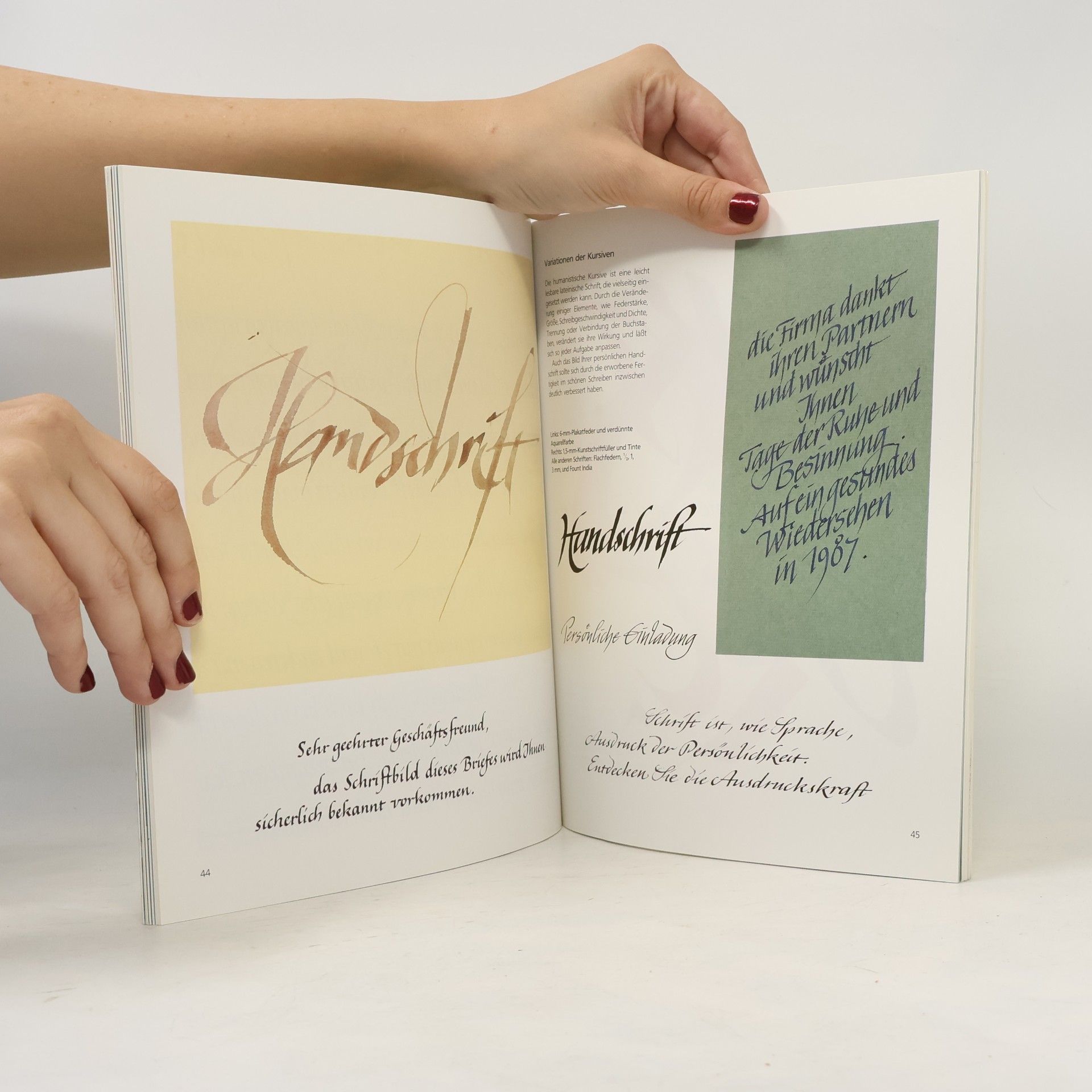 Ingrid Schade Kalligraphie : Gestalten mit Schrift