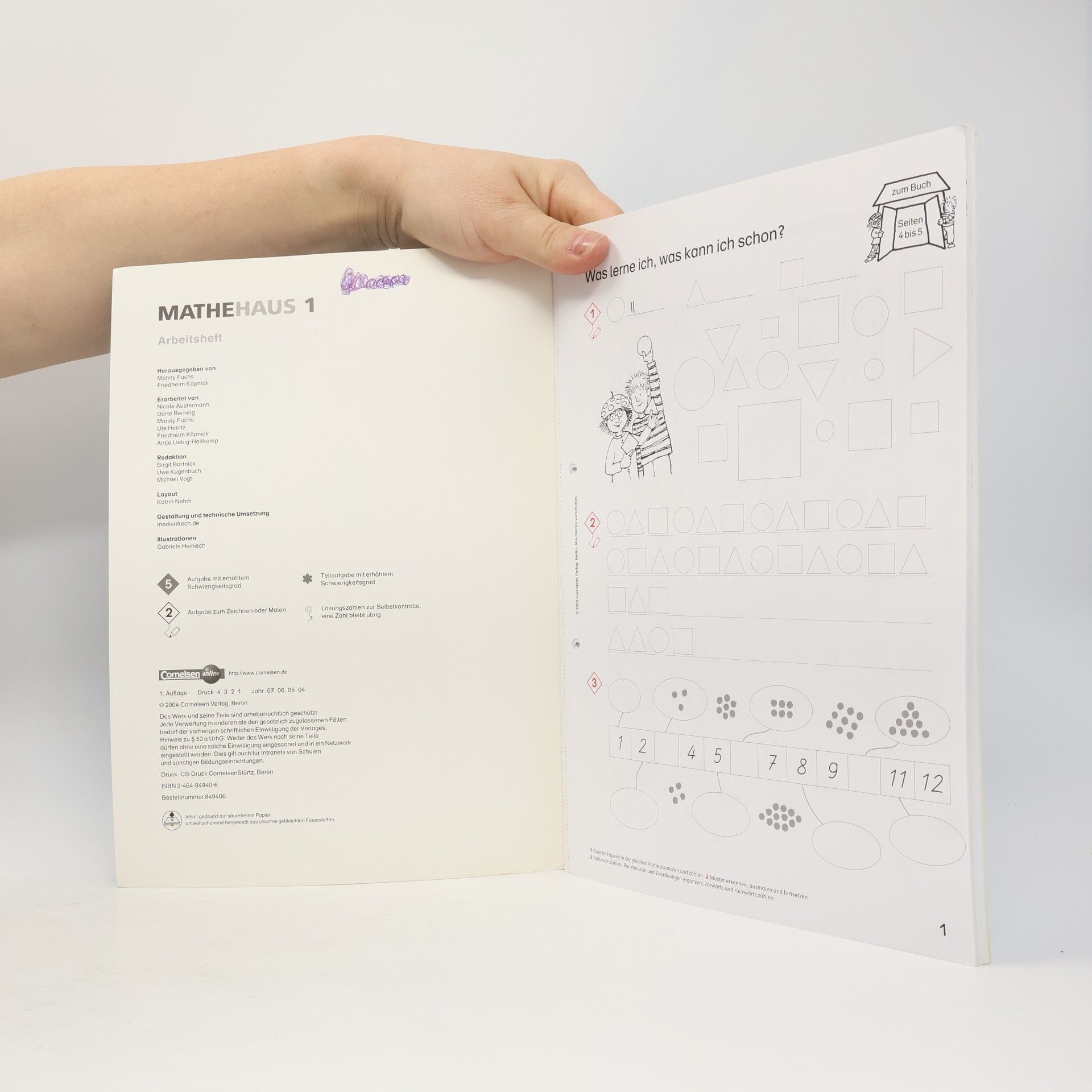 Nicole Austermann Mathehaus - Ausgabe B / 1. Schuljahr - Arbeitsheft