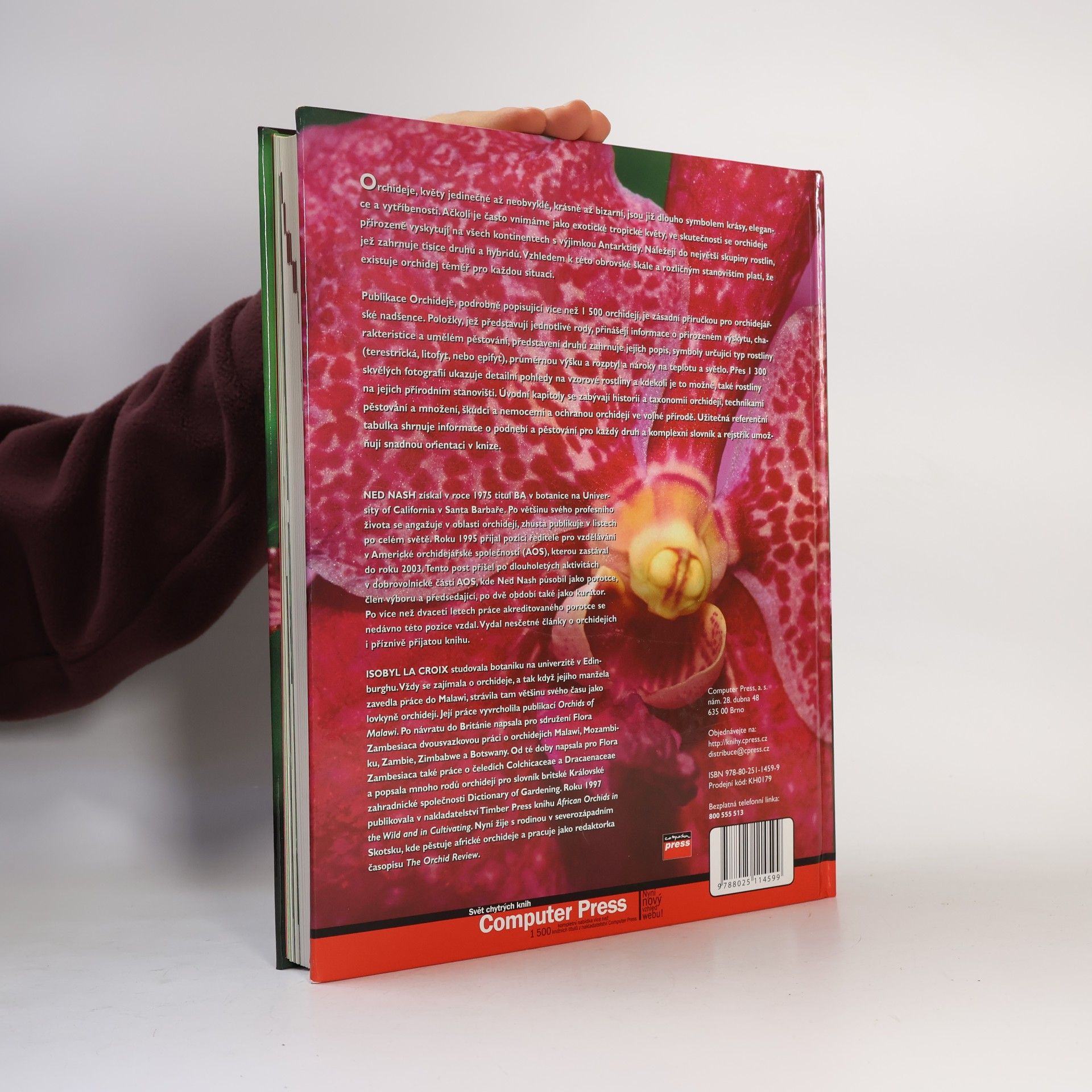 Ned Nash Orchideje: Více než 1500 druhů orchidejí