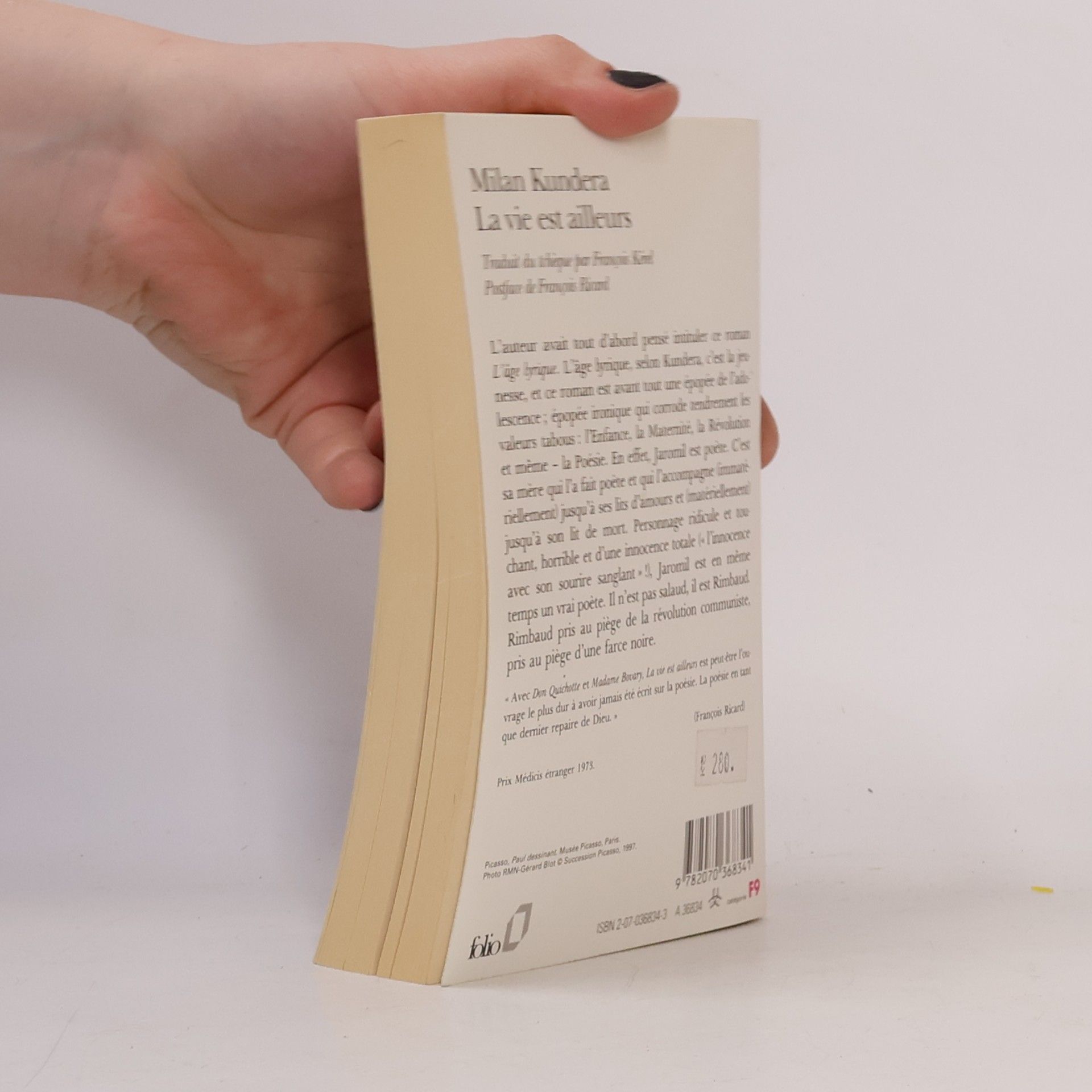 Milan Kundera La vie est ailleurs