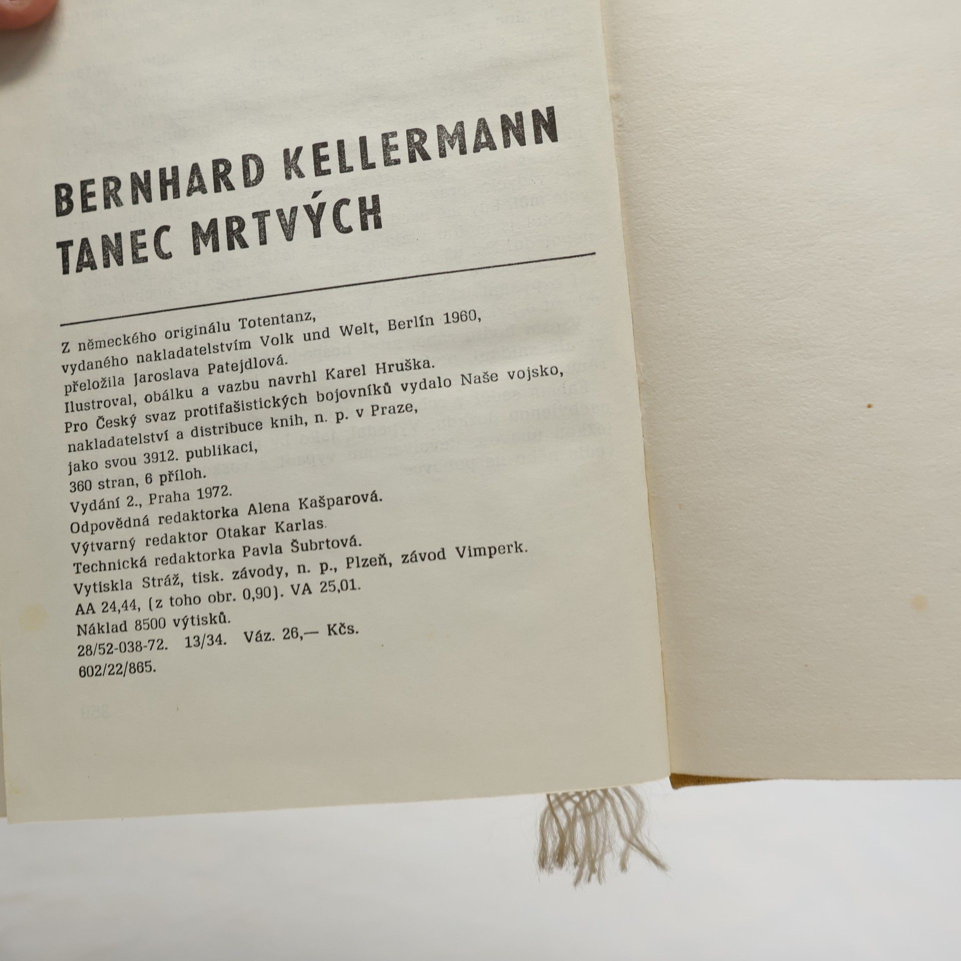 Berngard Kellerman Tanec mrtvých