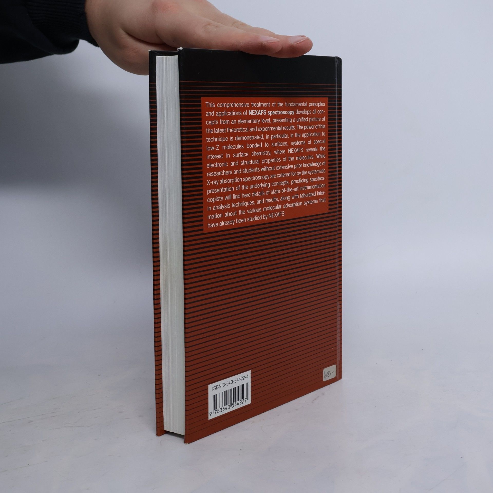 Joachim Stöhr Springer Series in Surface Sciences - 25: NEXAFS Spectroscopy