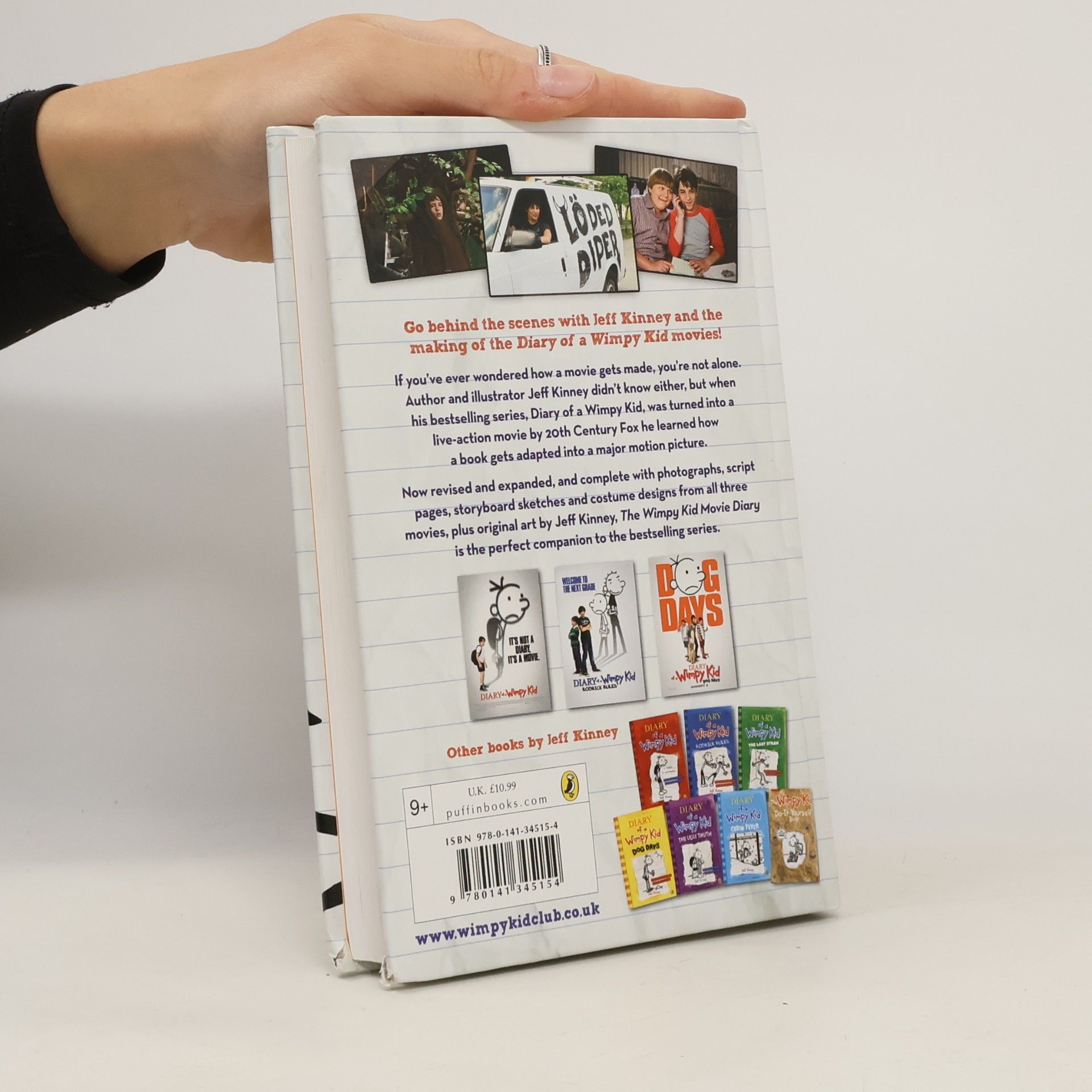 Jeff Kinney The Wimpy Kid Movie Diary, Edition 2012. Gregs Filmtagebuch - Endlich berühmt!, englische Ausgabe
