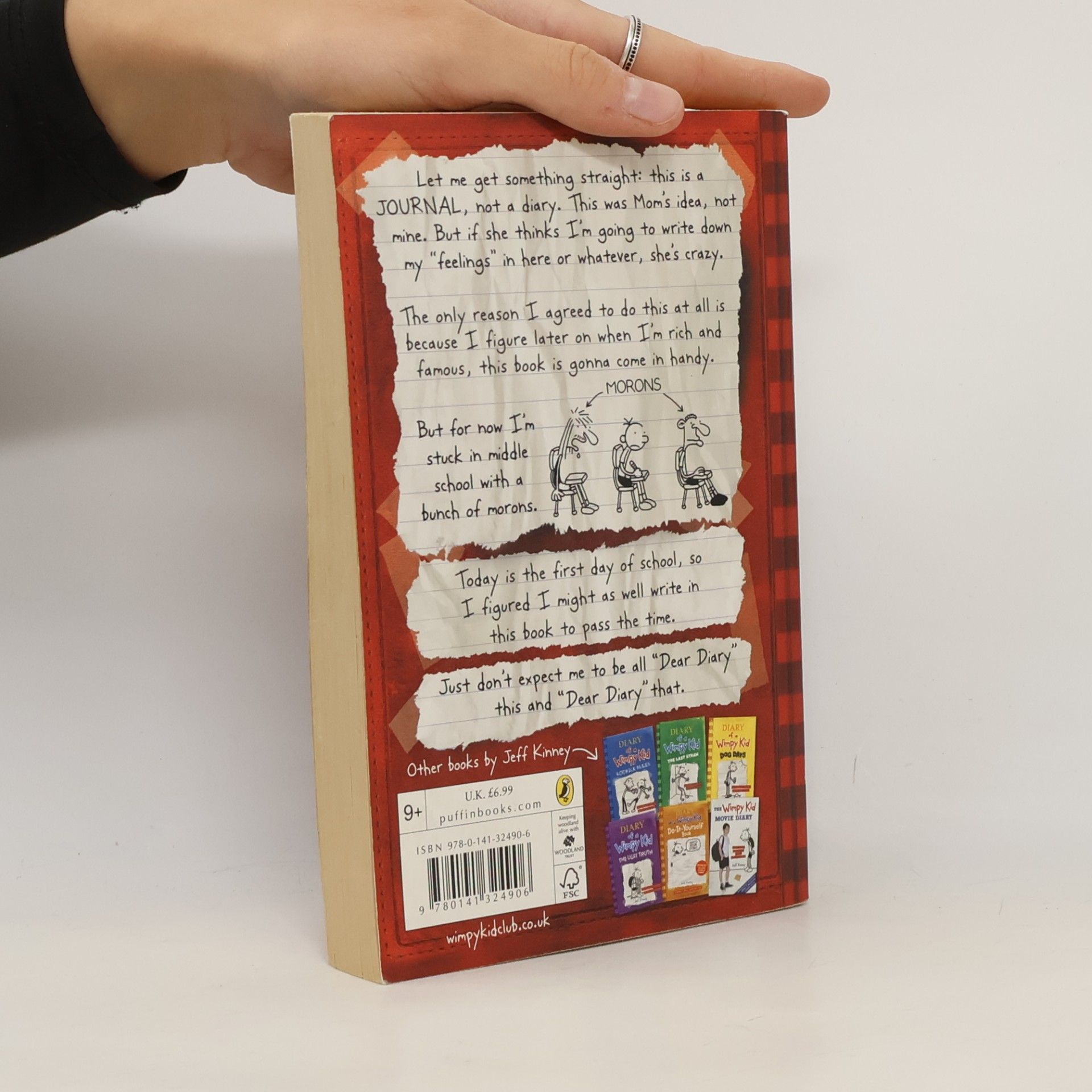 Jeff Kinney Diary of a Wimpy Kid 1