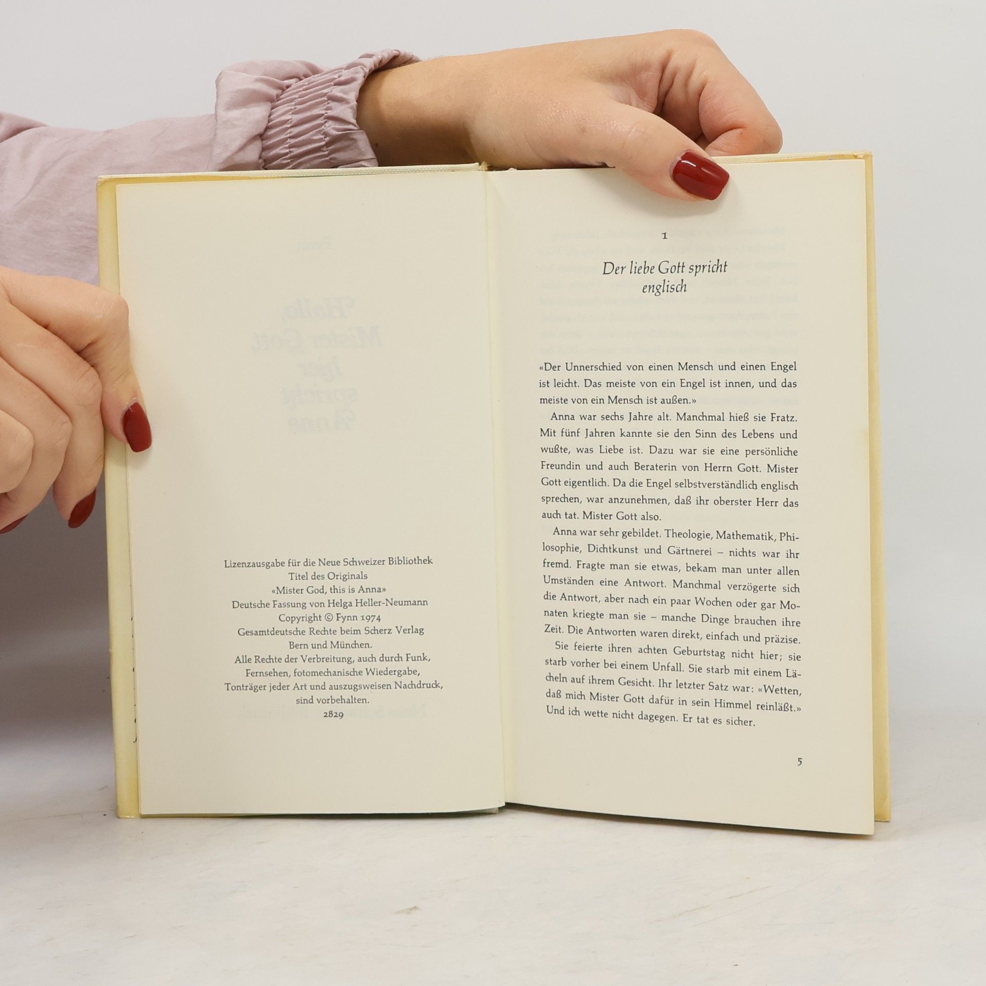 Helga Heller-Neumann "Hallo Mister Gott hier spricht Anna"