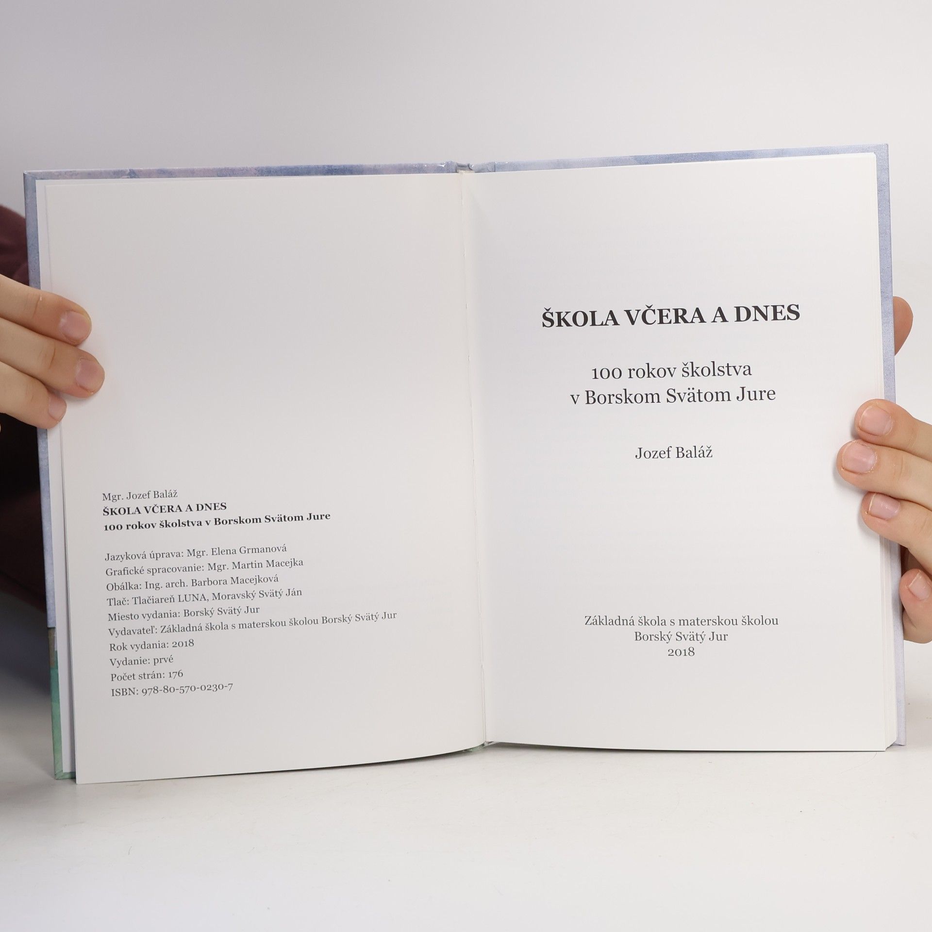 Jozef Baláž Škola včera a dnes