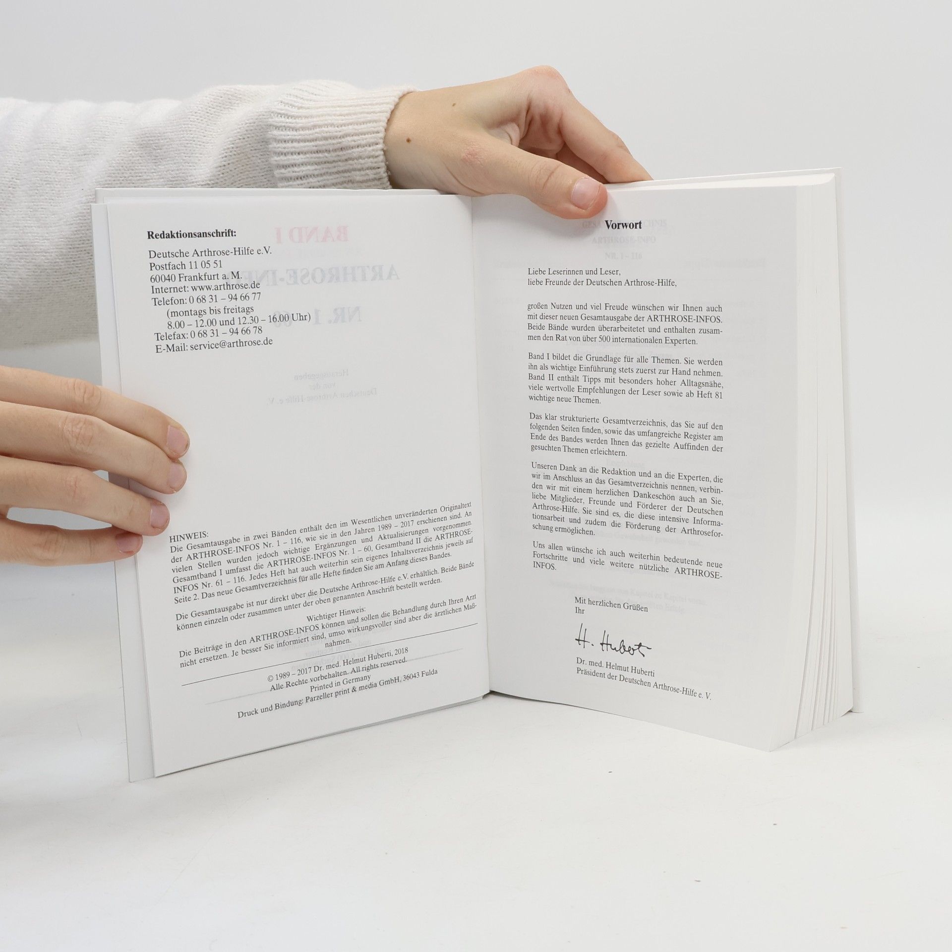 Kolektiv autorů Arthrose Info Nr. 1 - 60