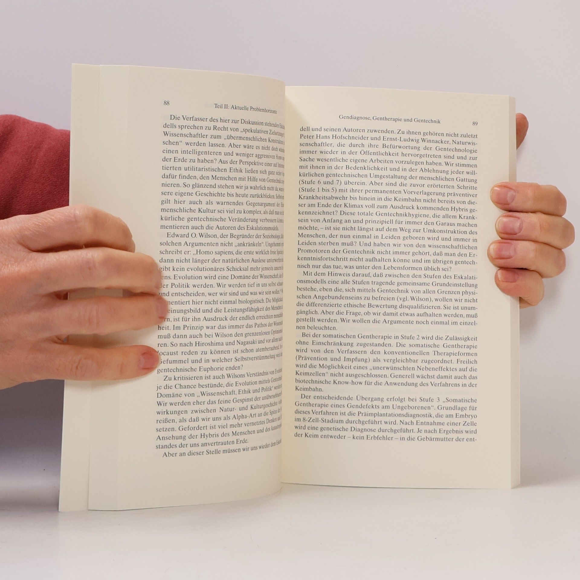 Günter Altner Leben in der Hand des Menschen