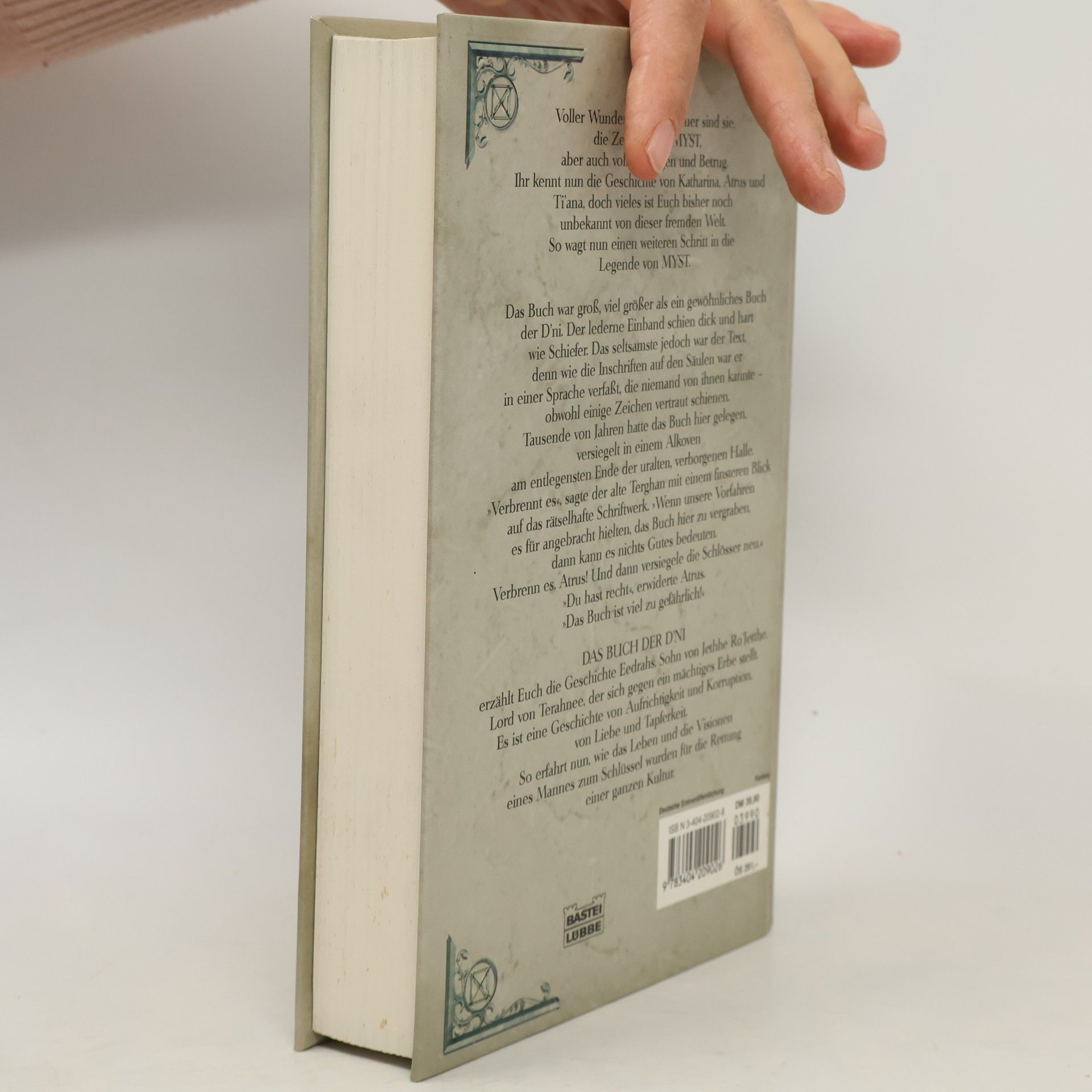 Rand Miller Myst, Das Buch der D'ni. Ins Deutsche übertr. v. Barbara Röhl