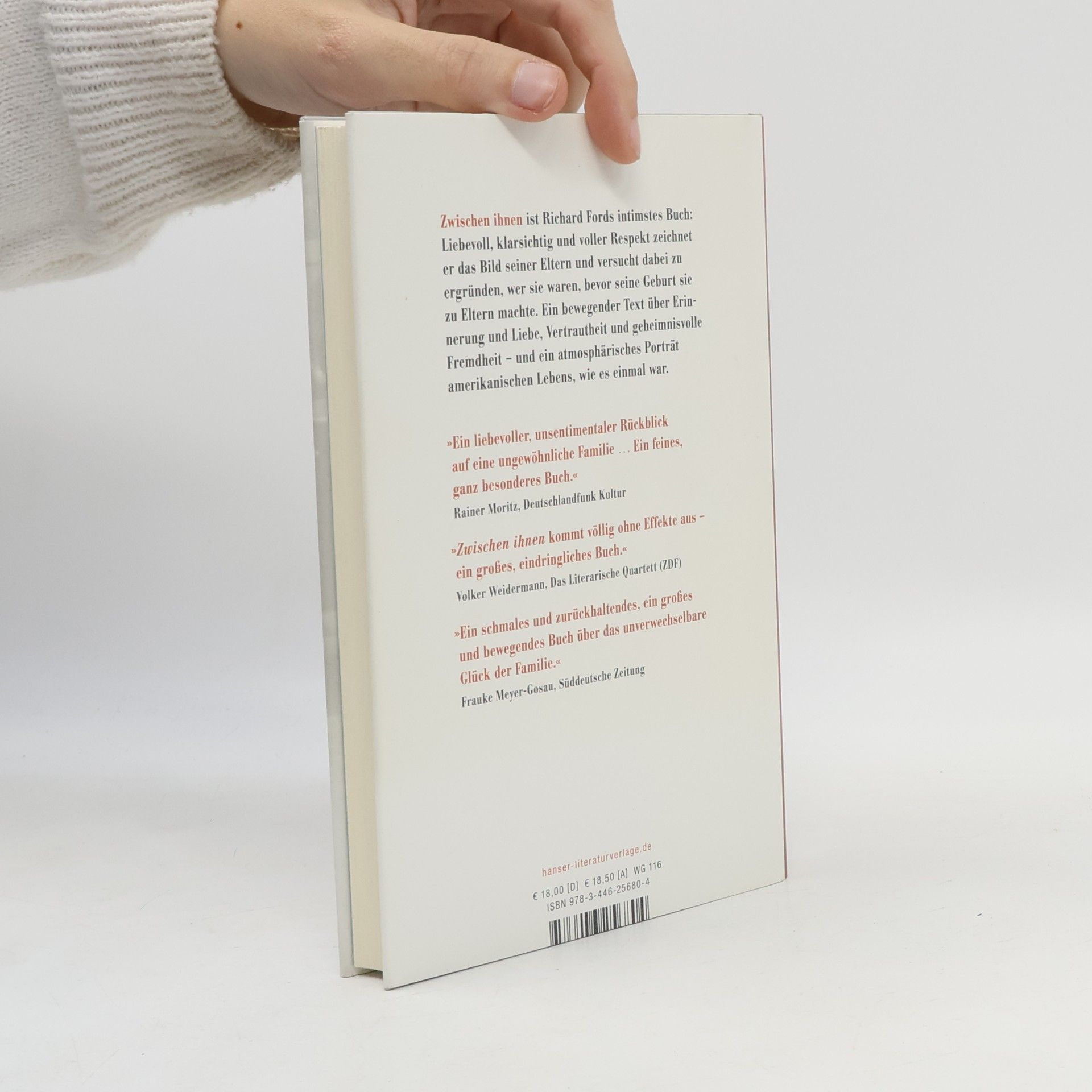 Richard Ford Zwischen ihnen
