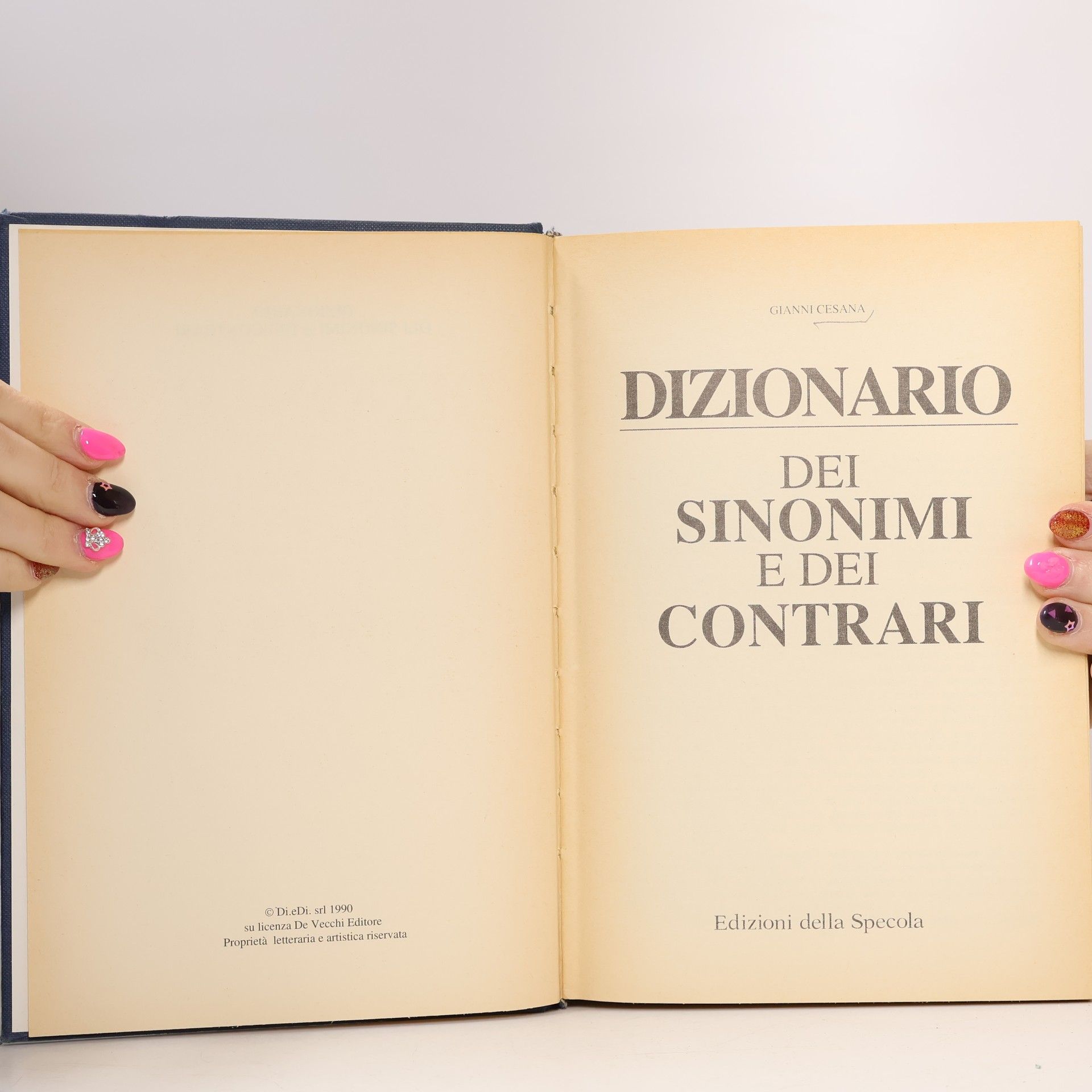 Gianni Cesana Sinonimi e contrari