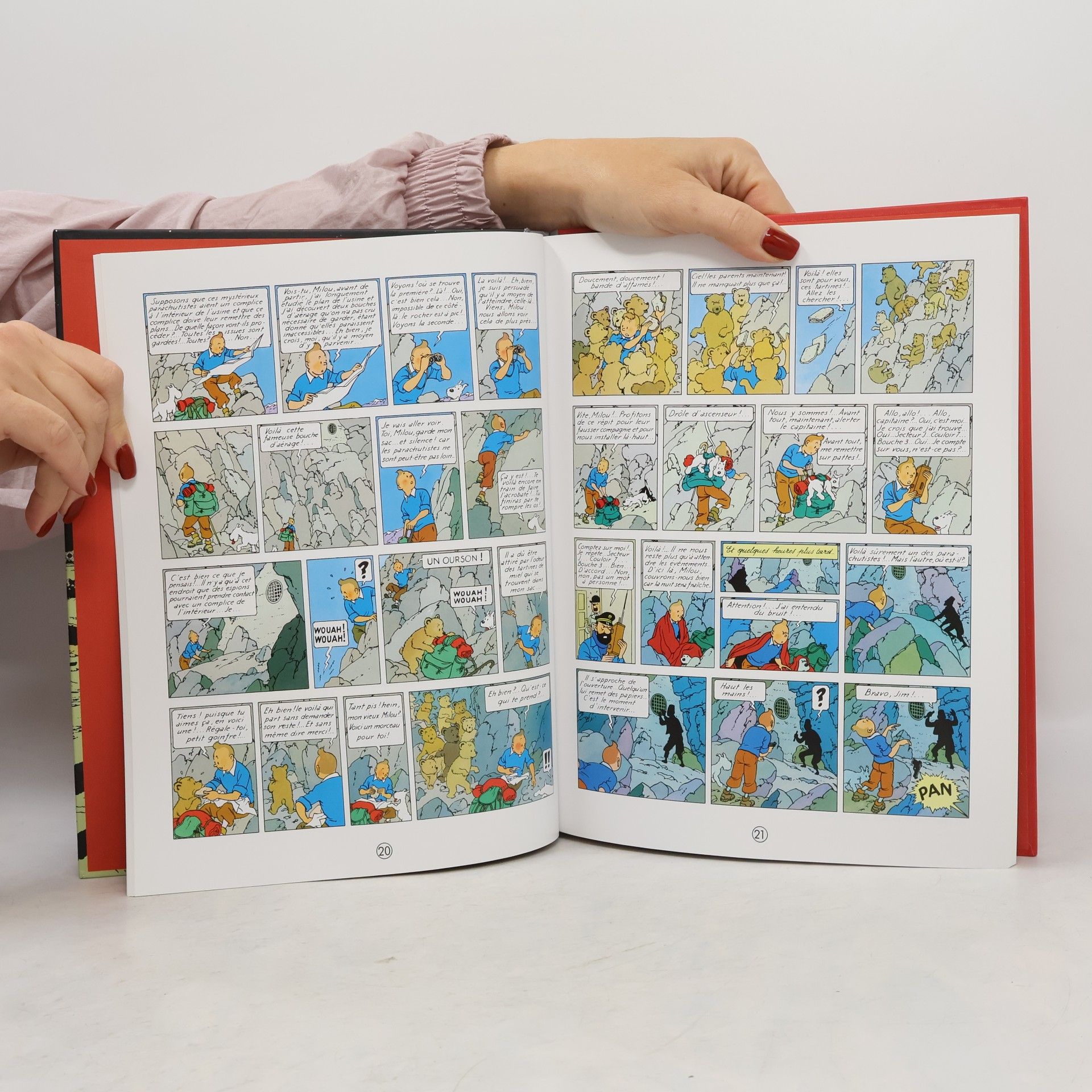Hergé Tintin et la Lune - Double album + 16 pages d'archives