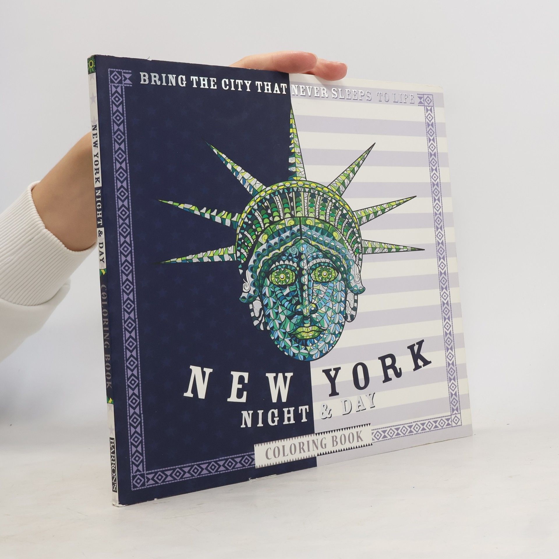 New York - Night & Day : coloring book