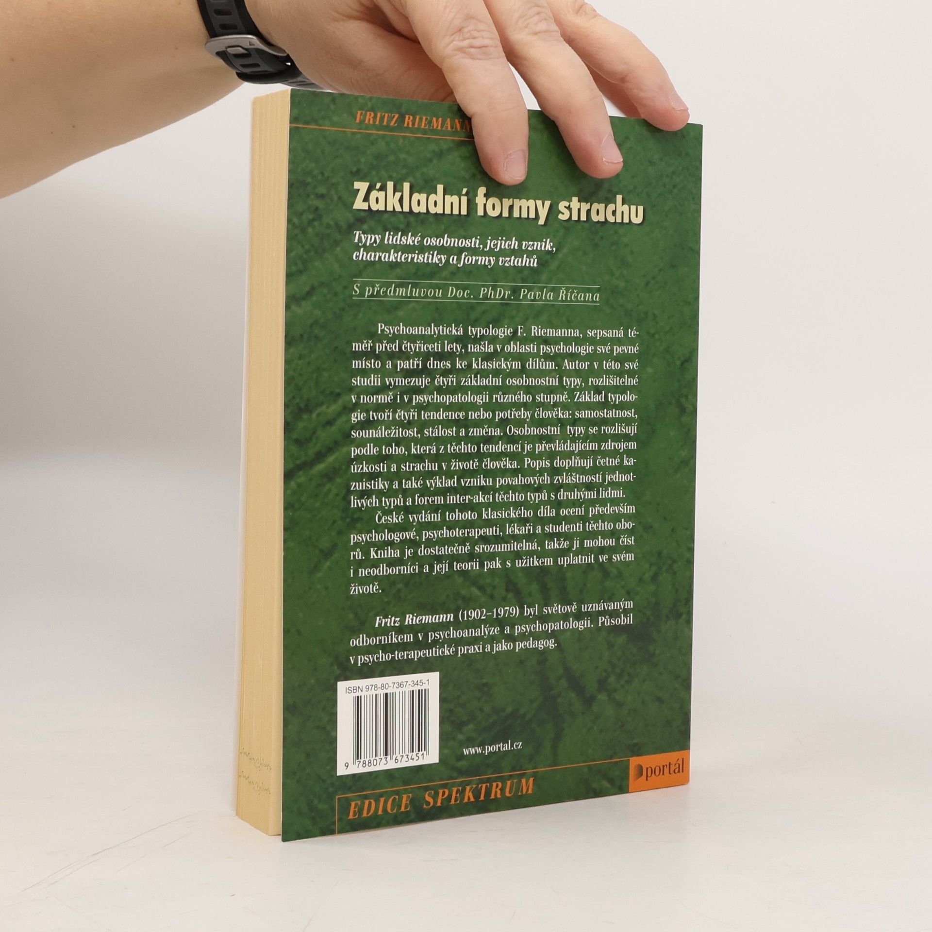 Fritz Riemann Základní formy strachu