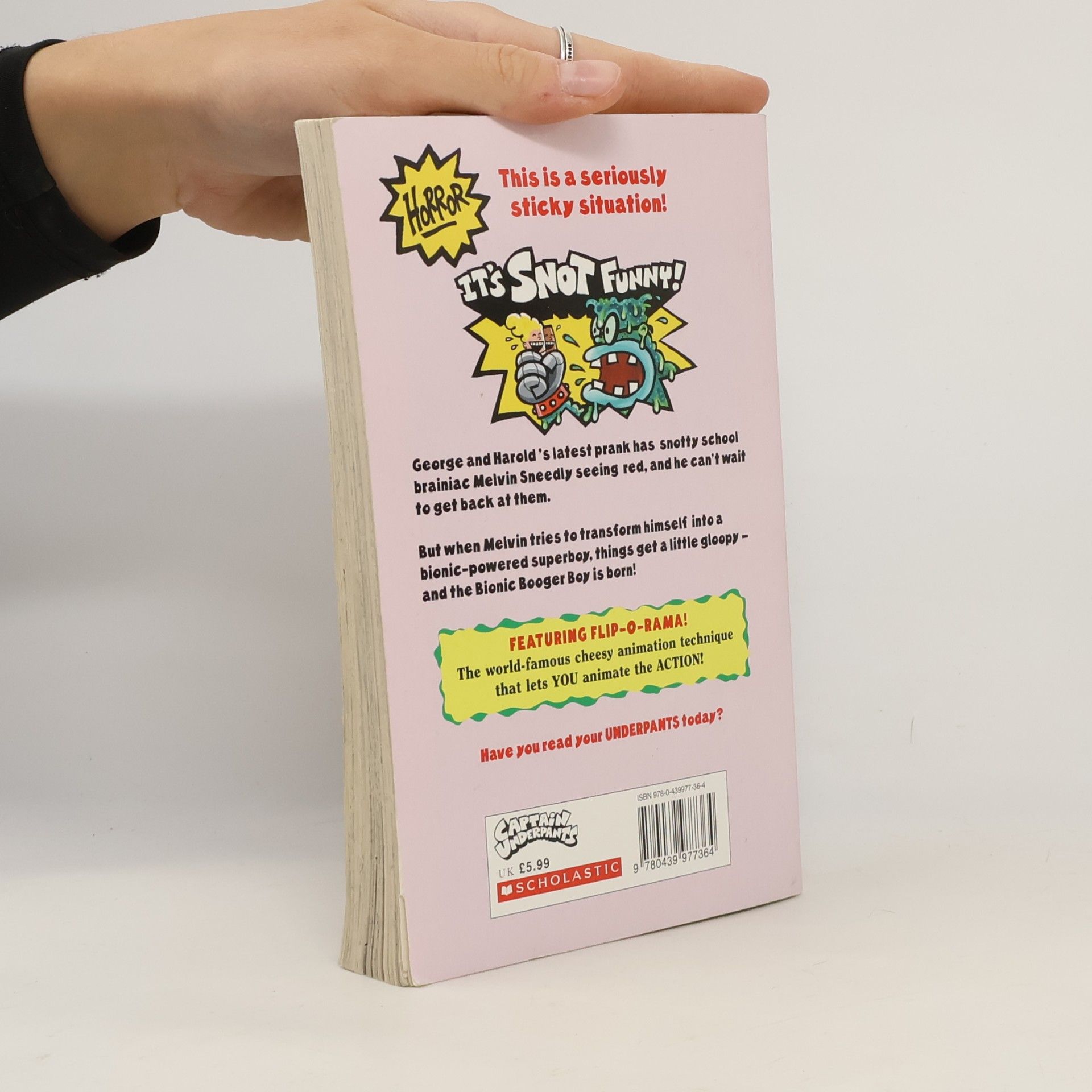 Dav Pilkey Captain Underpants and The Big, Bad Battle of the Bionic Booger Boy 1